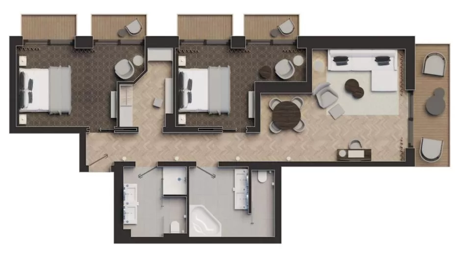 Executive Suite in Hotel Strandperle