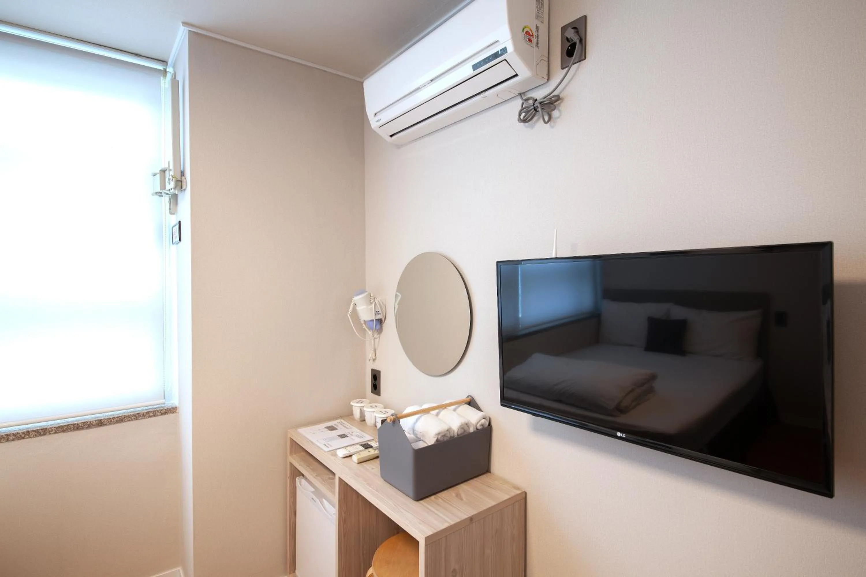 Decorative detail in K-Grand Hostel Dongdaemun