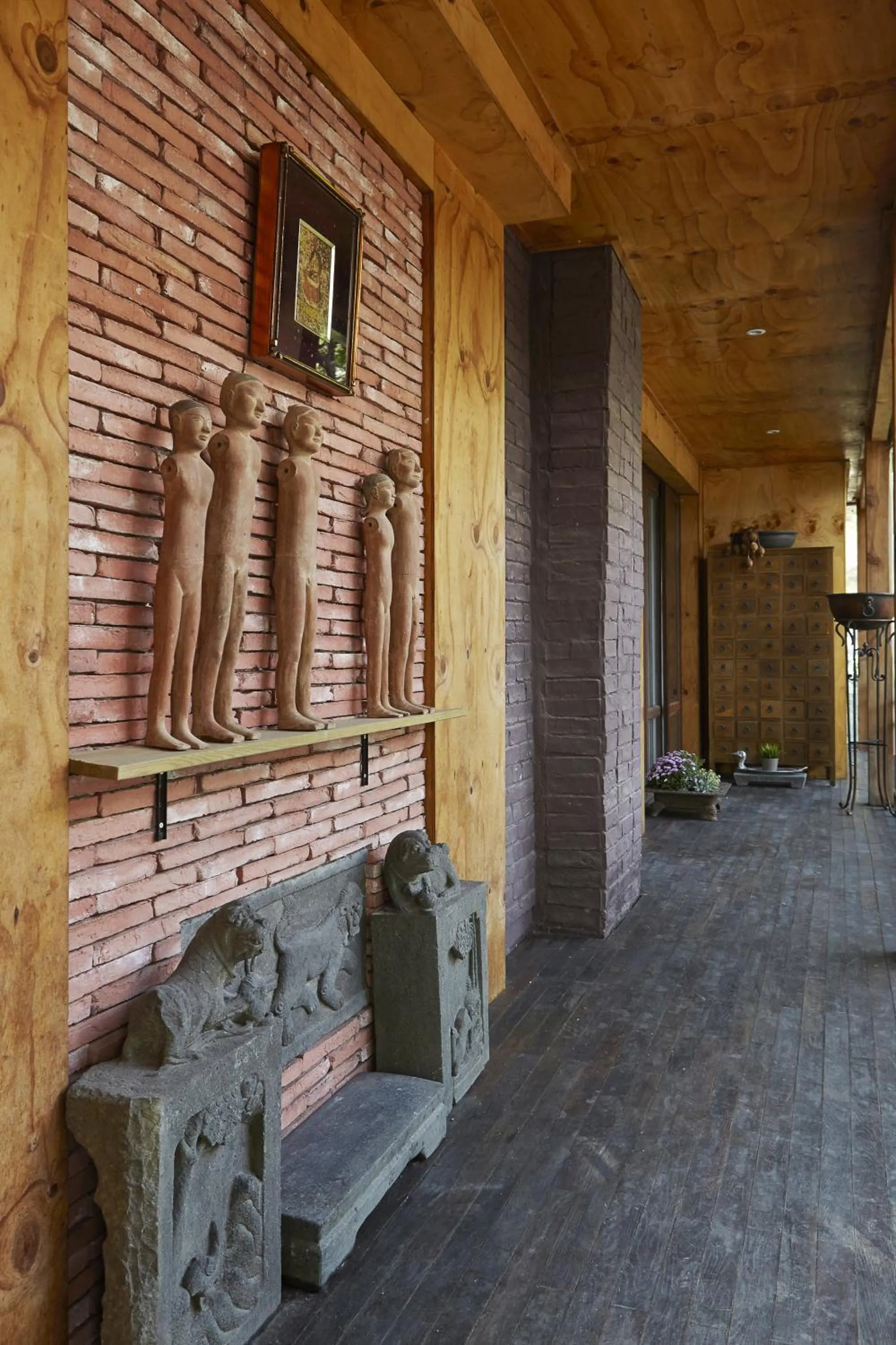 Balcony/Terrace in Jiwoljang Guesthouse