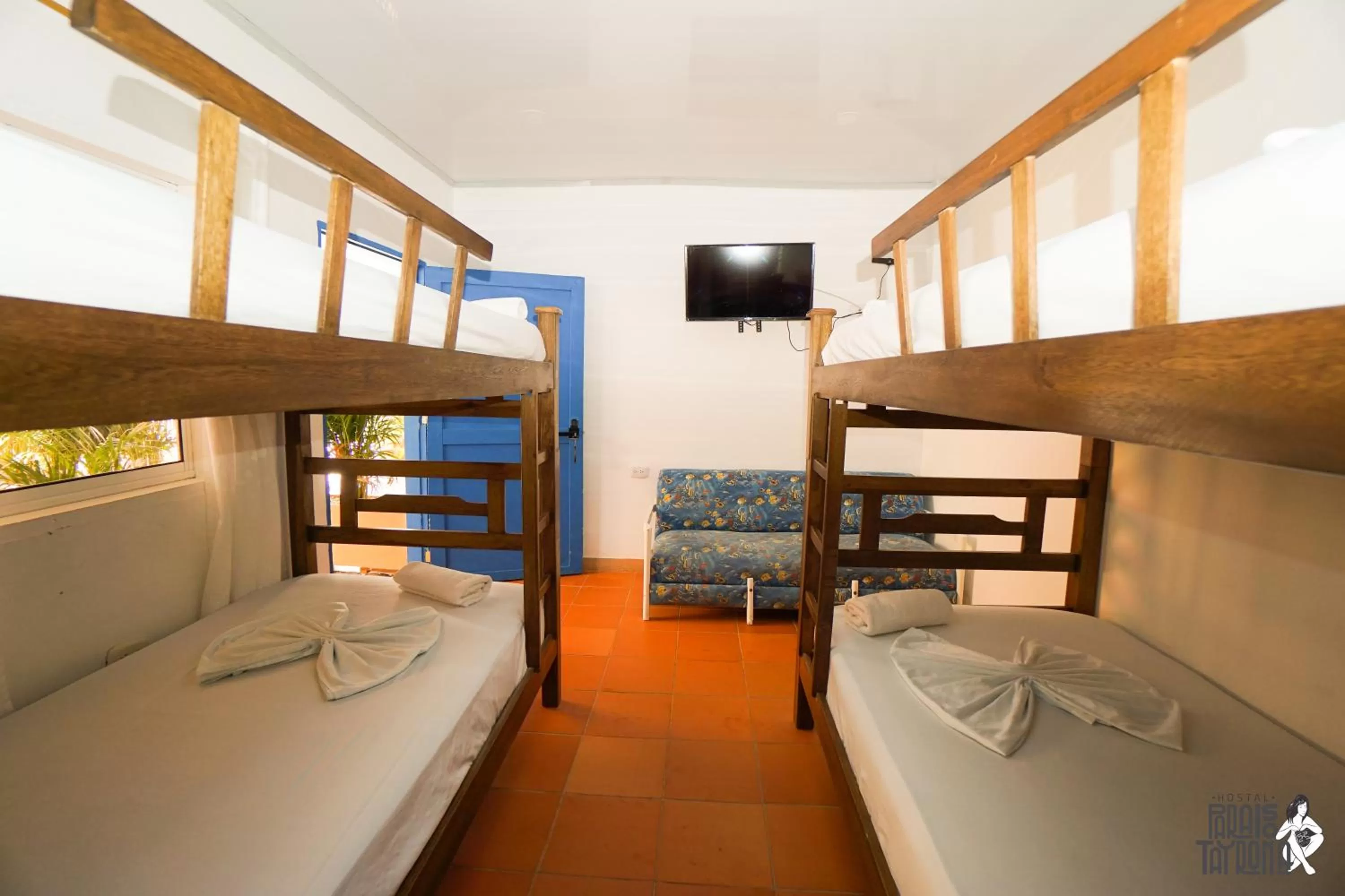 TV and multimedia, Bunk Bed in Hostal Paraiso Tayrona