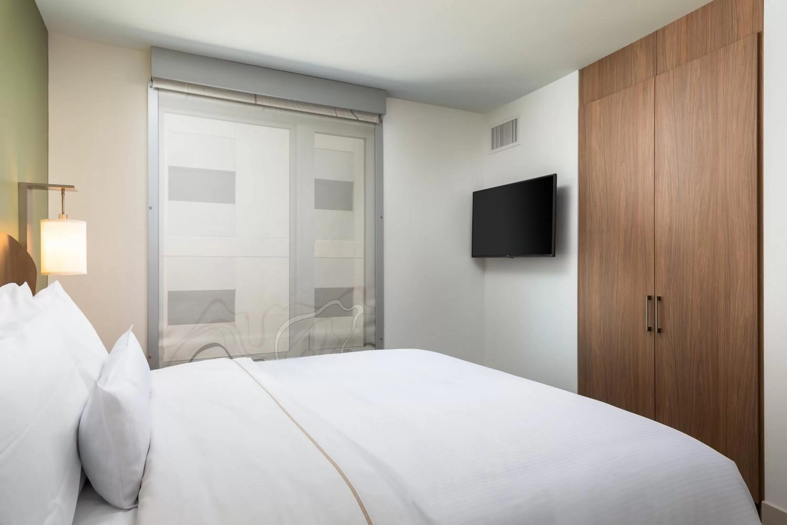 Bedroom, Bed in Element Denver Downtown East