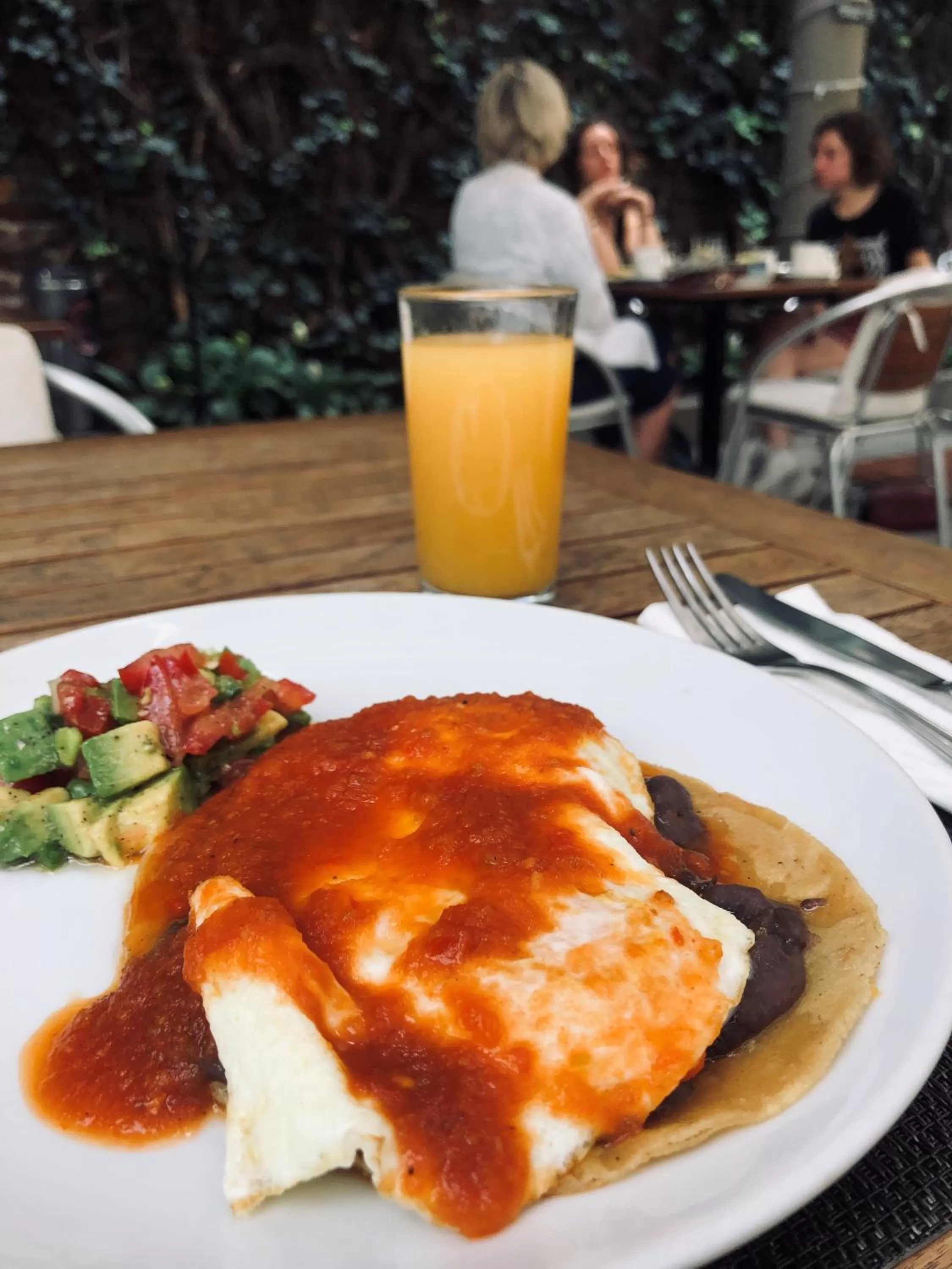 Breakfast in Hotel Villa Condesa