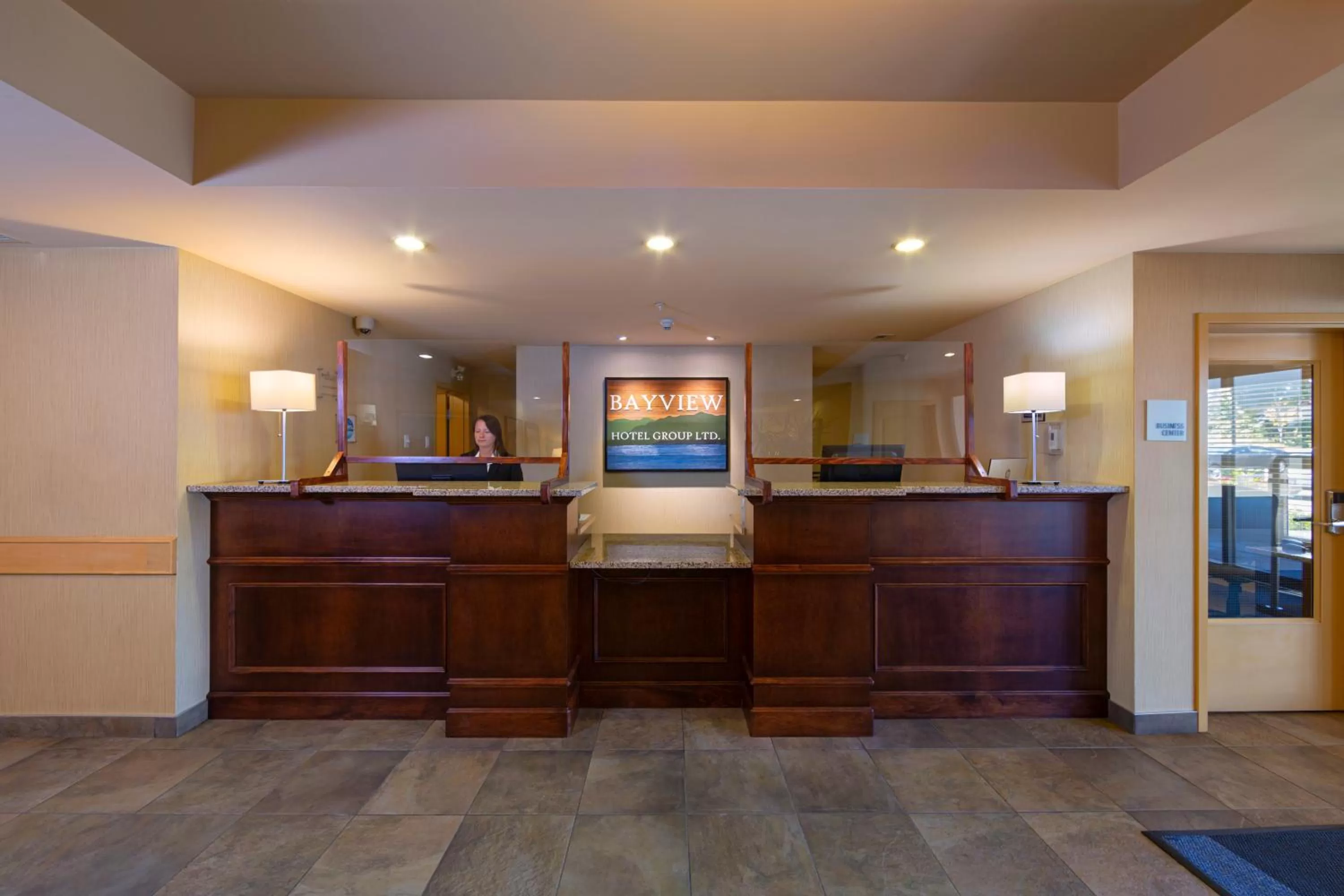 Staff in Bayview Hotel