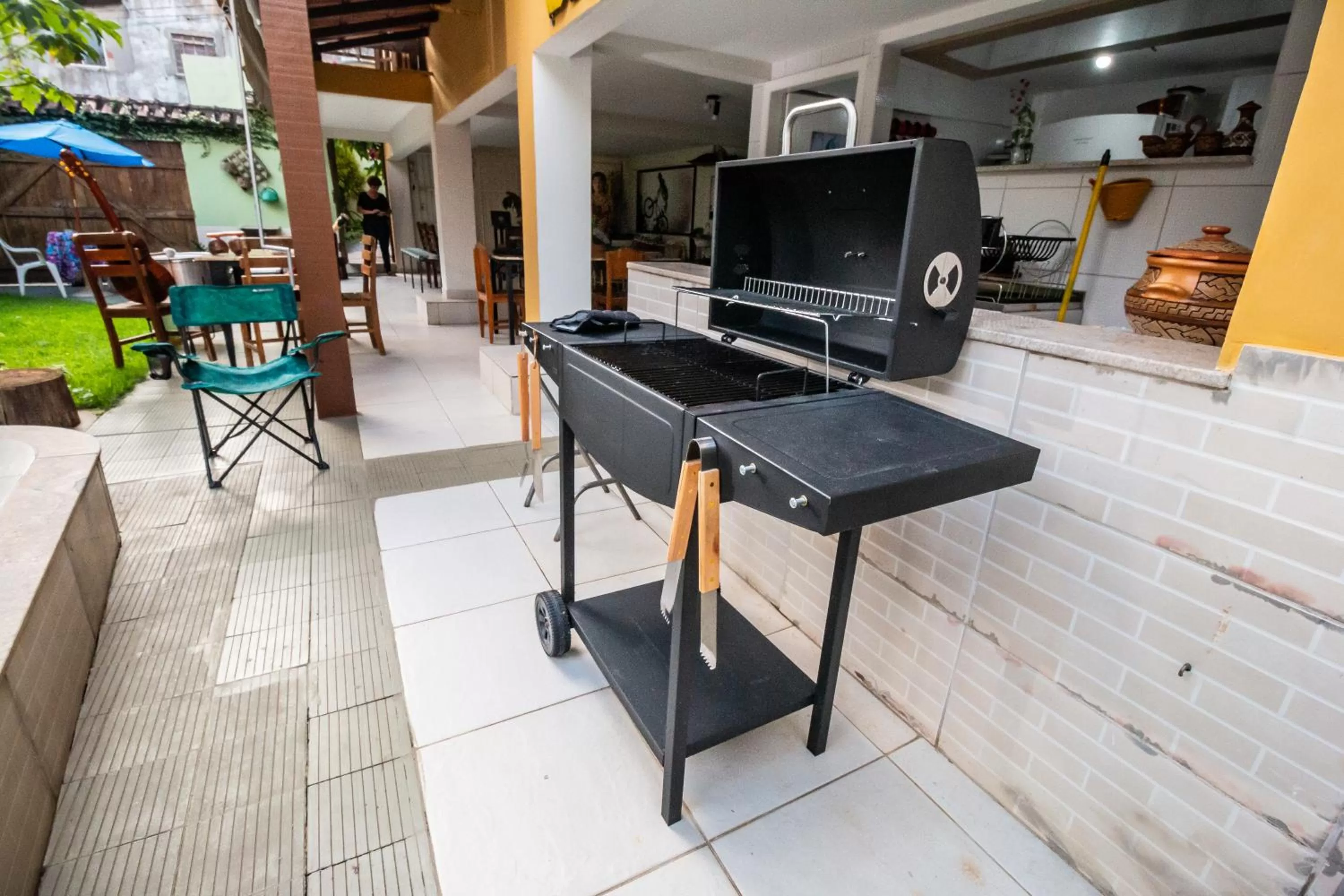 BBQ Facilities in A Casa Morro do Moreno