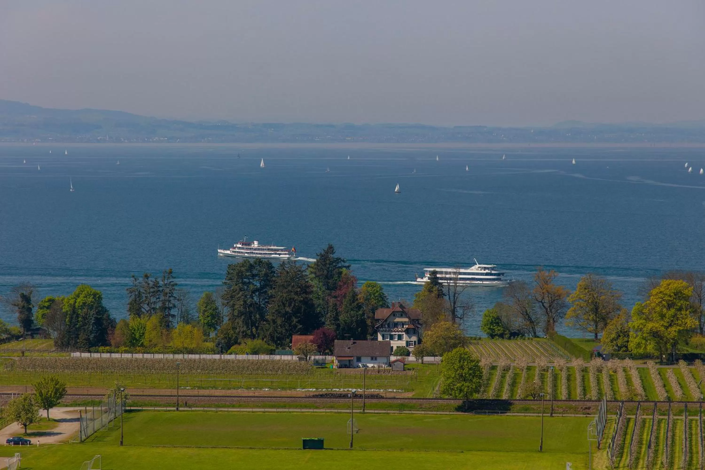 Lake view, View in Bodensee-Hotel Sonnenhof