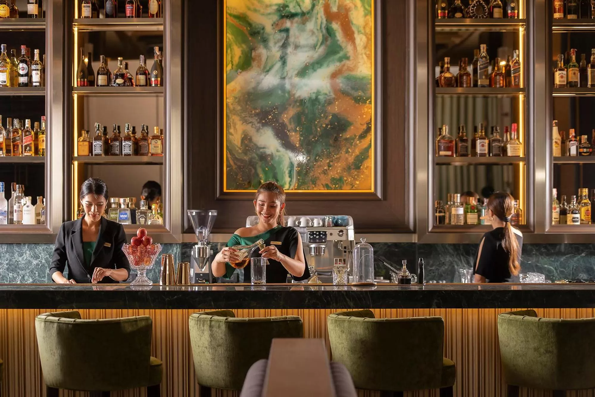 Lounge or bar in The Landmark Bangkok