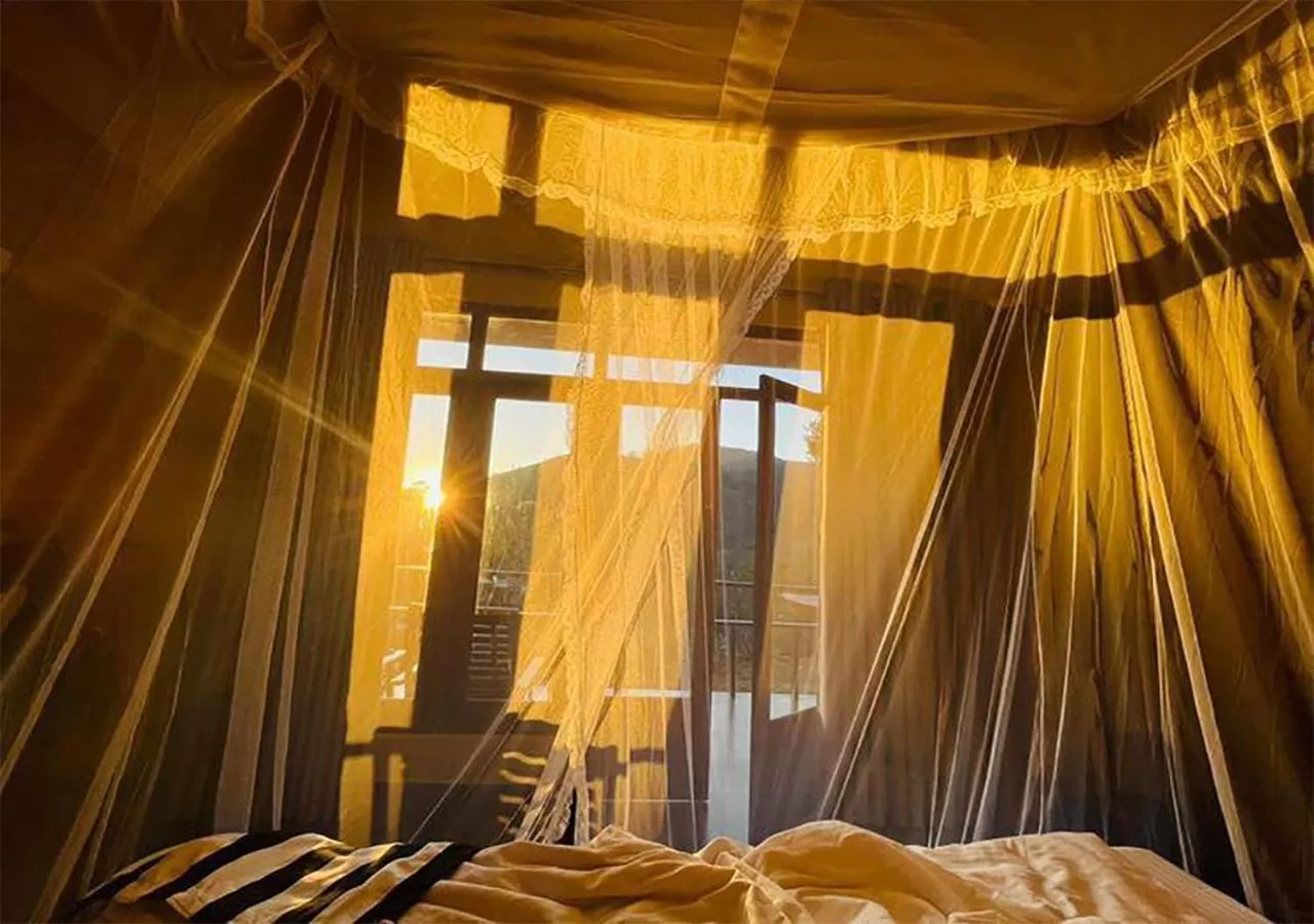 Bedroom, Bed in Ella 100 View Cottage