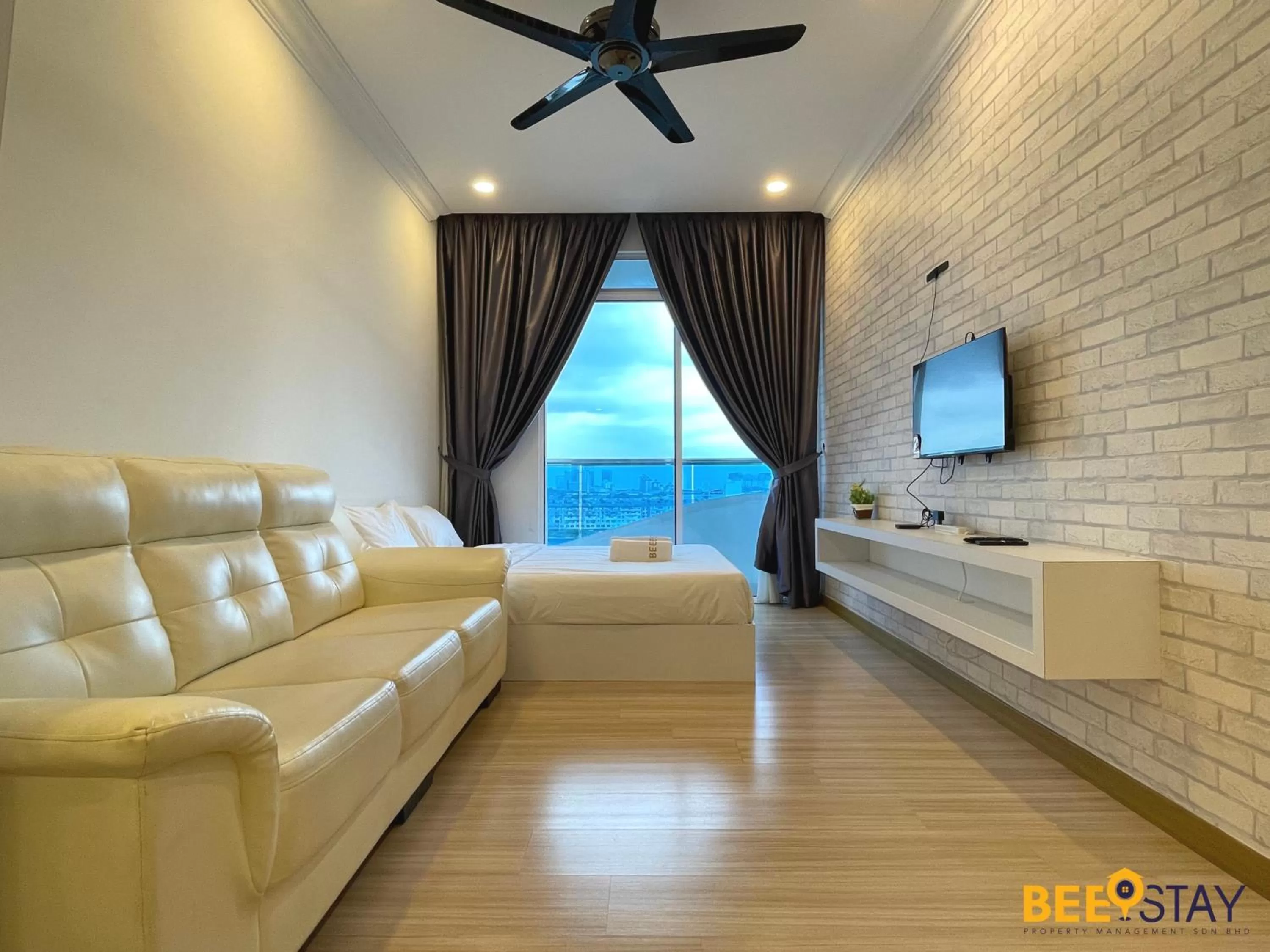 Seating Area in The Wave Suites Melaka by BEESTAY