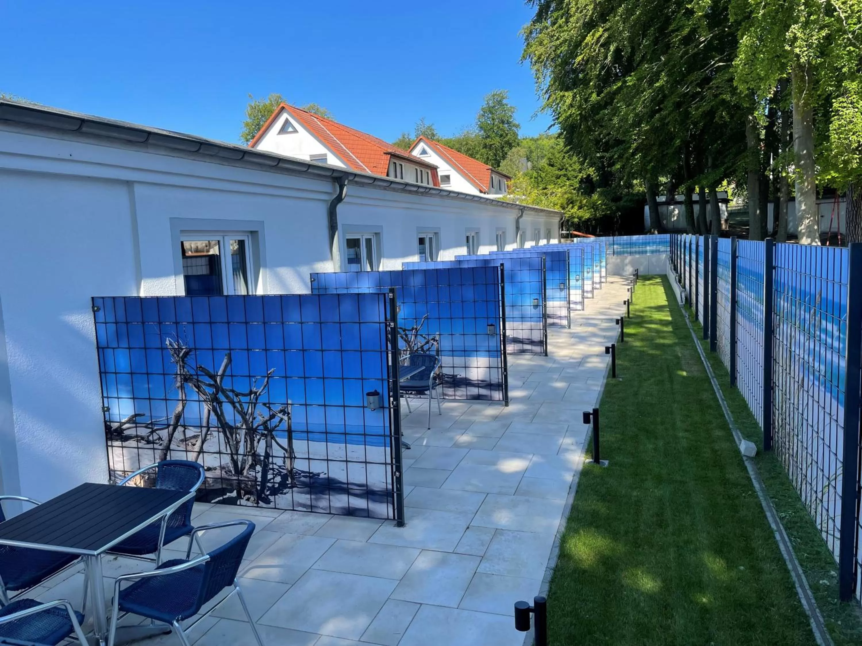 Balcony/Terrace, Swimming Pool in Hotel meerblau
