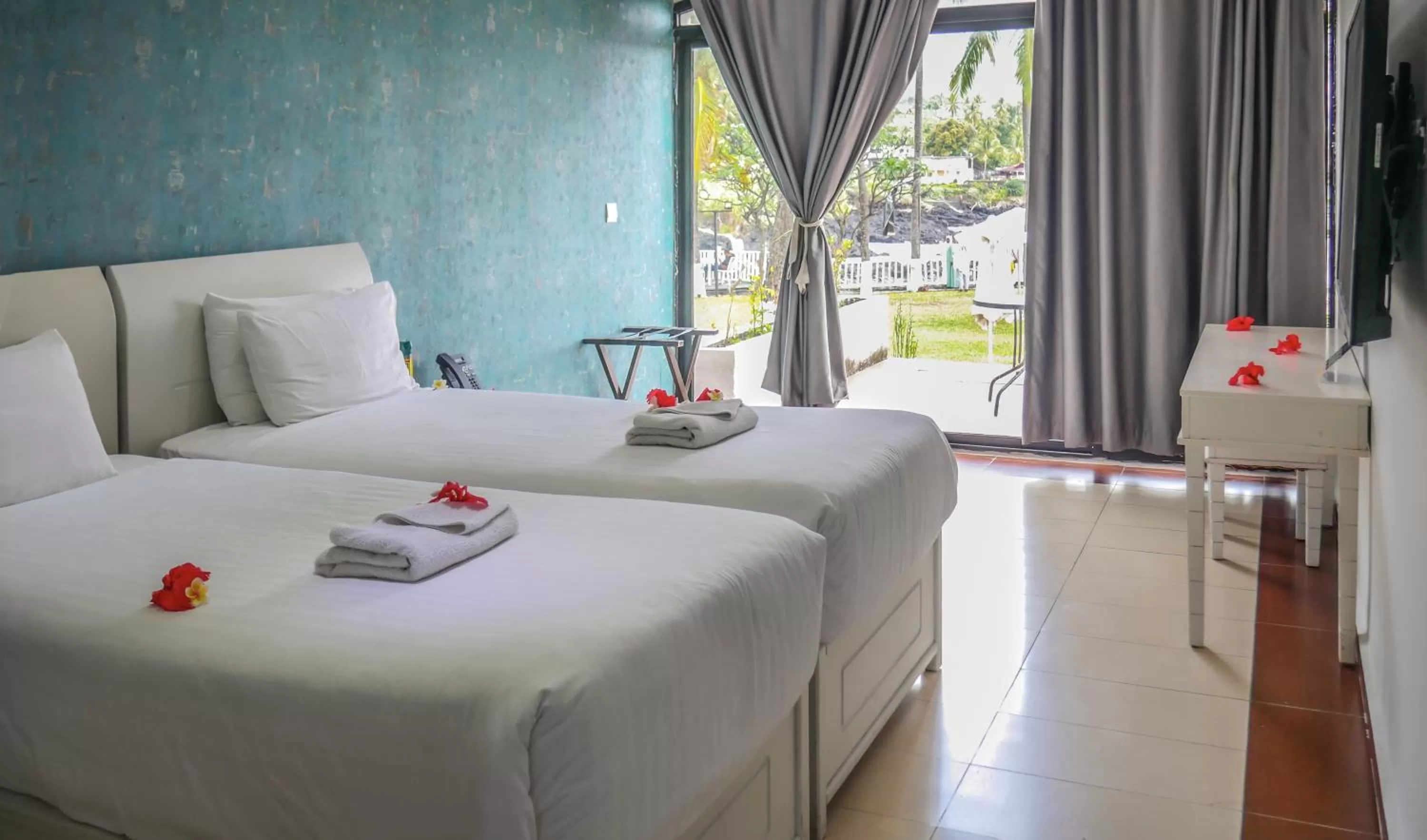 Bed in Itsandra Beach Hotel & Resort