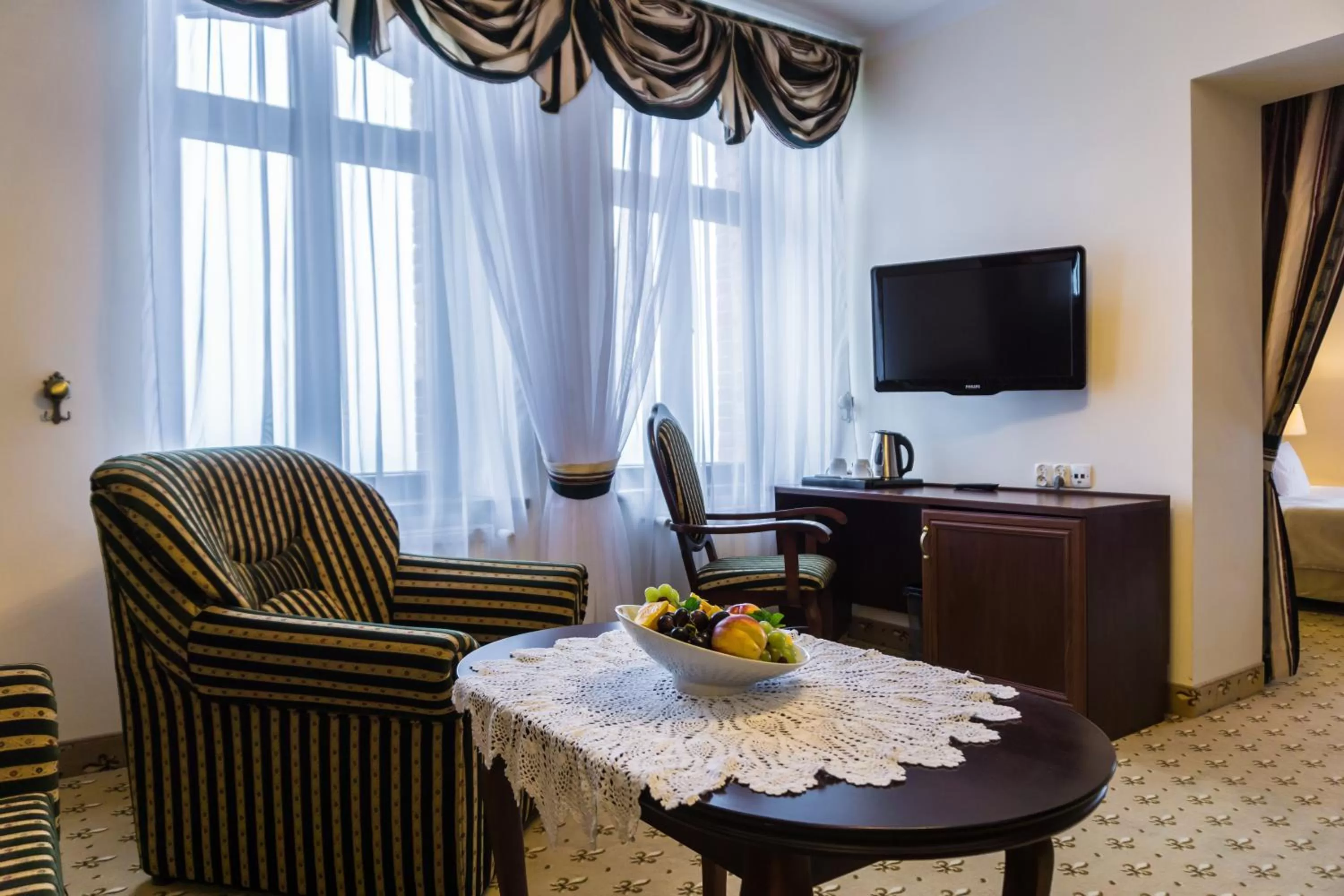 Seating area, TV/Entertainment Center in Zamek Gniew - Pałac Marysieńki