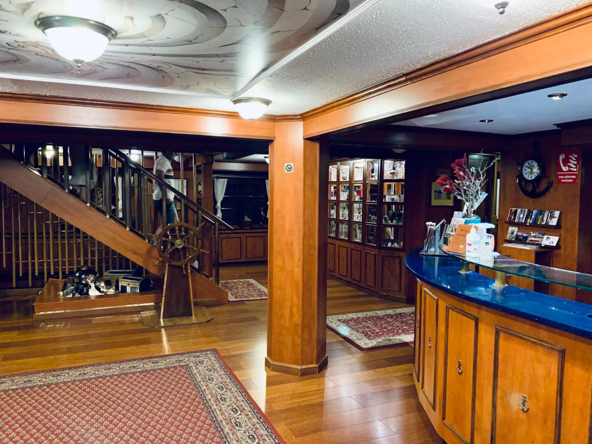 Lobby or reception in Botel Albatros