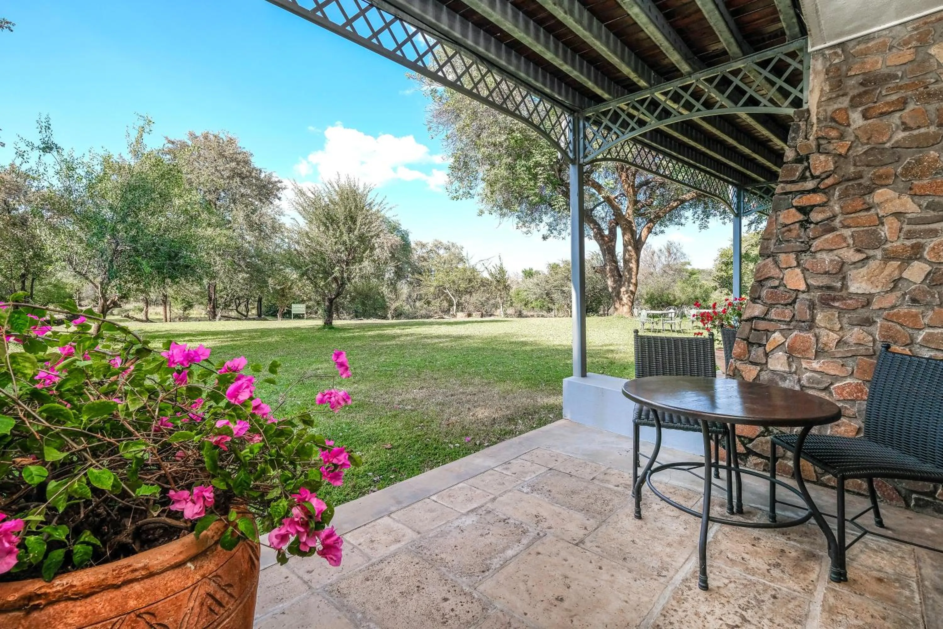 Patio in Ilala Lodge Hotel
