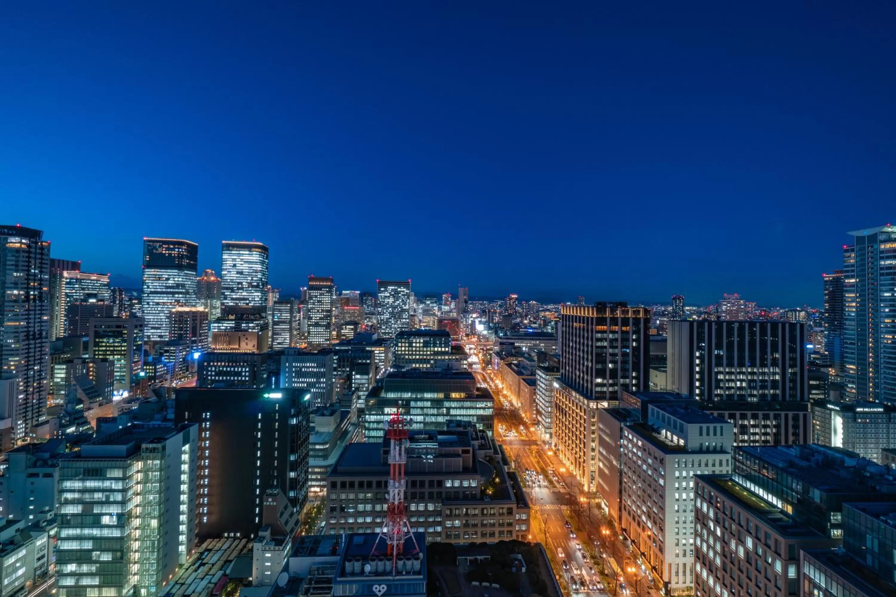 Night in The Royal Park Hotel Iconic Osaka Midosuji