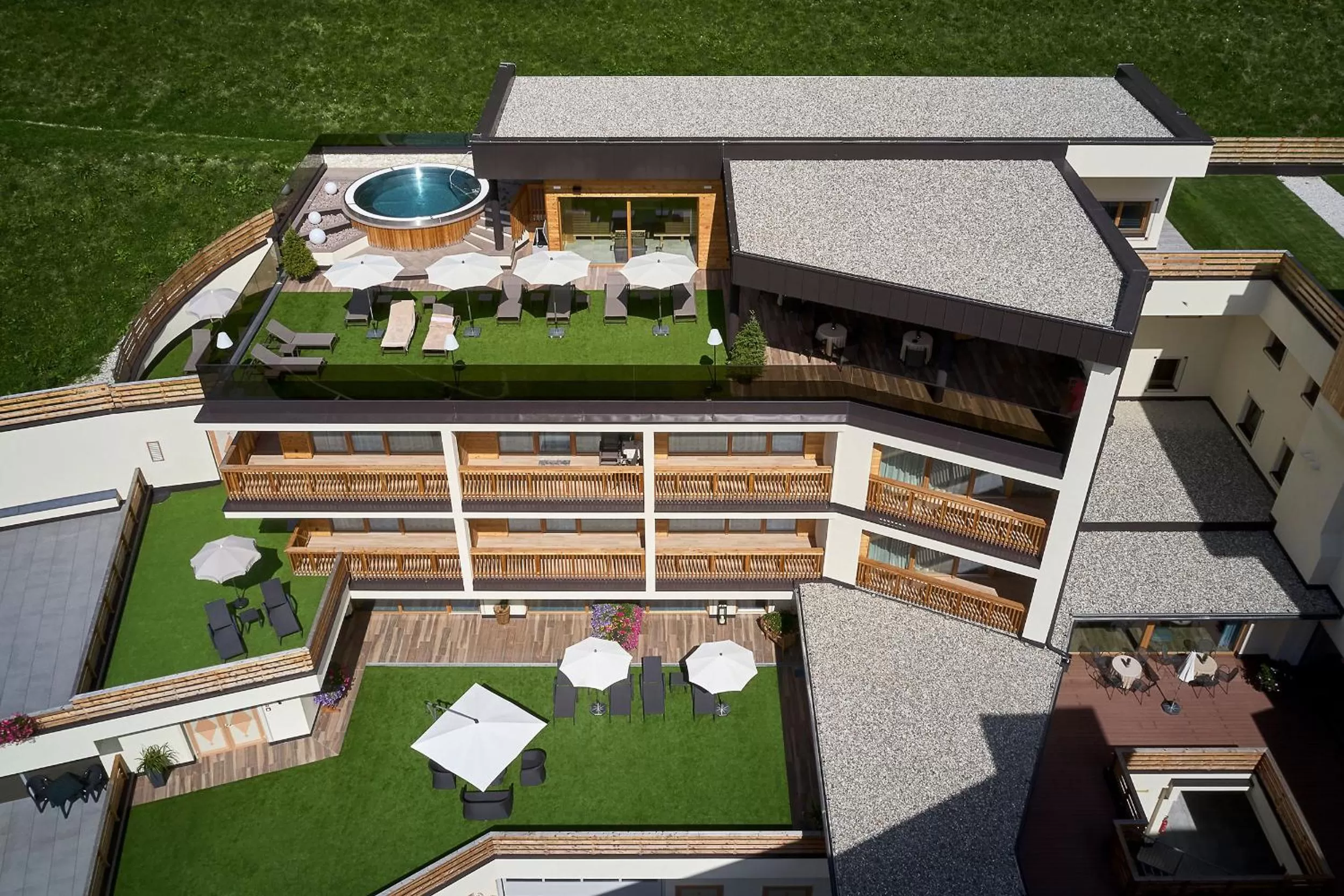 Balcony/Terrace in Hotel Sassongher