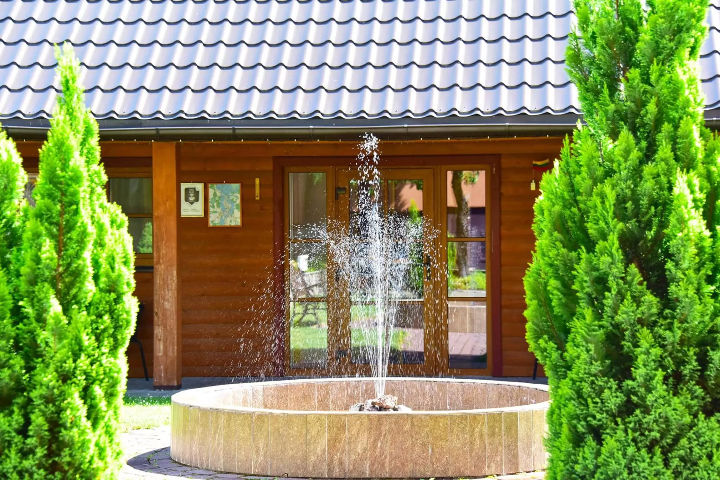 Garden view in "Trakaitis" nameliai