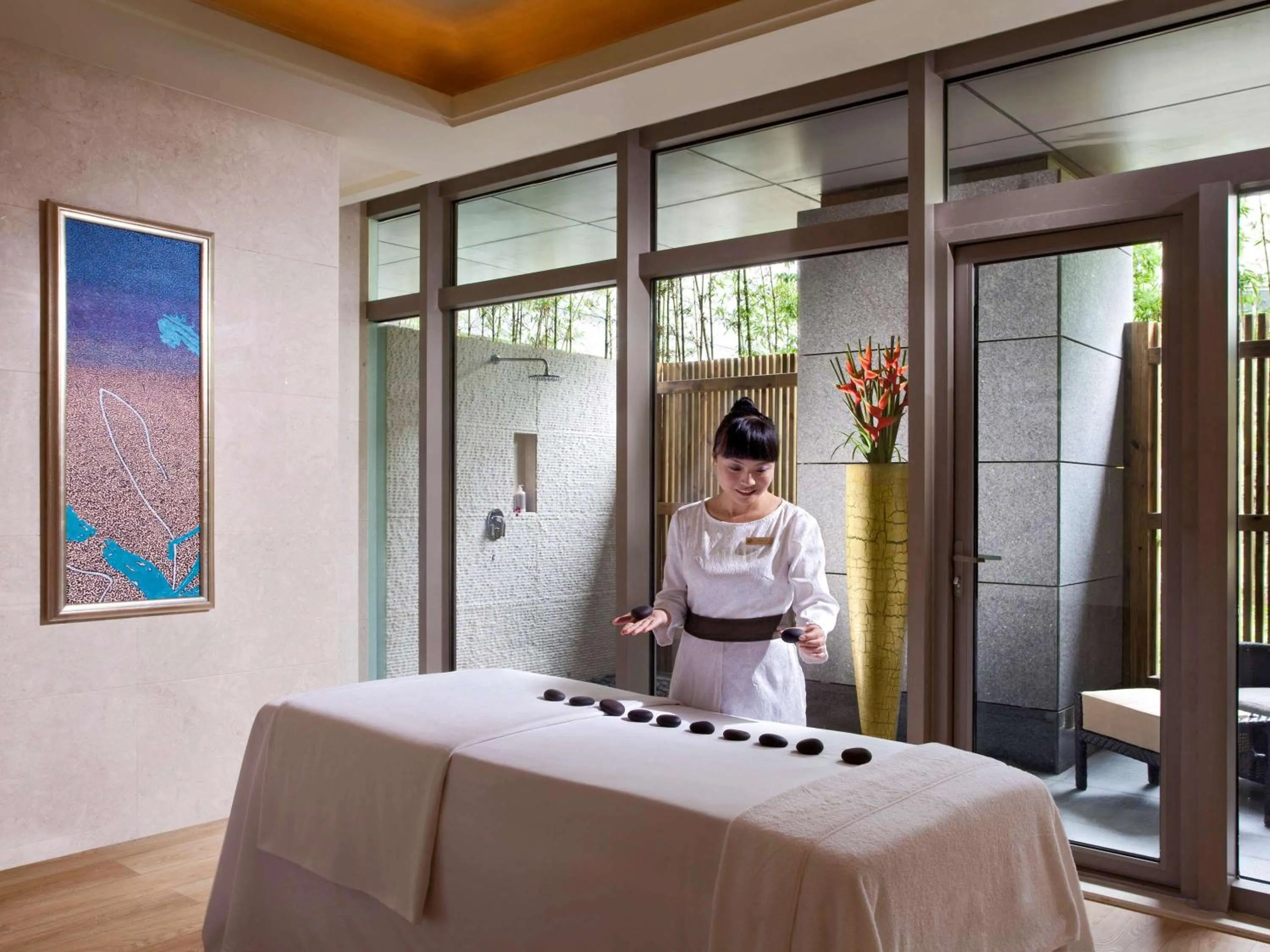 Spa and wellness centre/facilities in Fairmont Yangcheng Lake