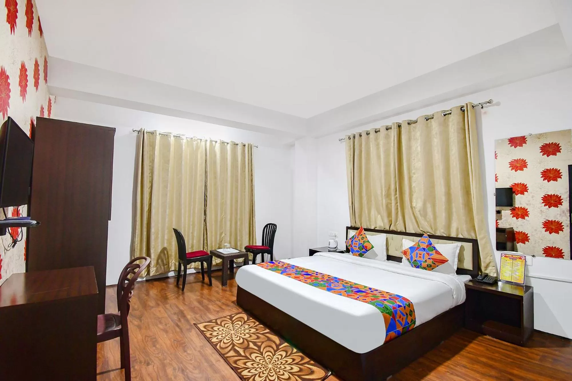 TV and multimedia, Bed in FabHotel Snoopy