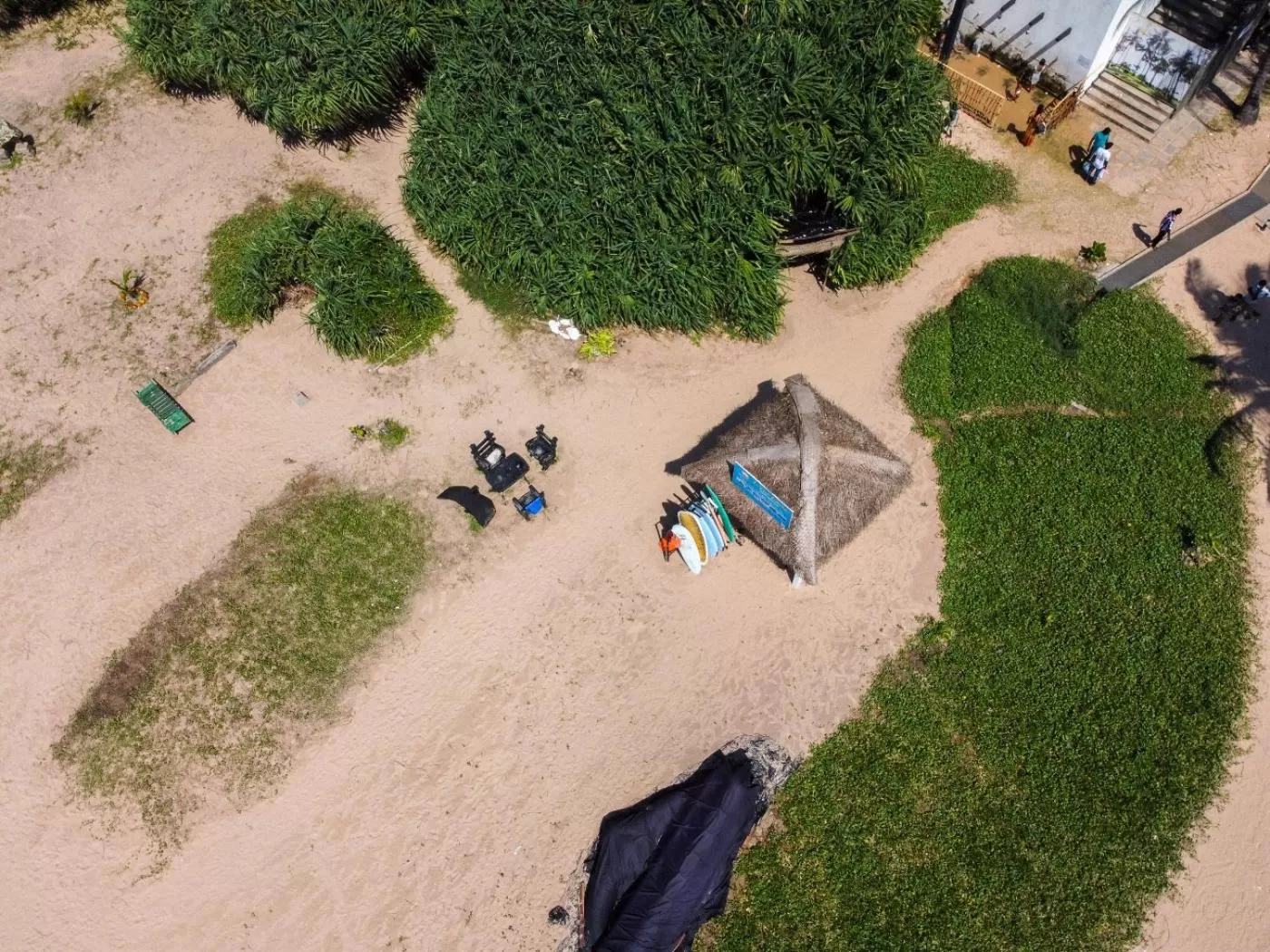 Bird's eye view, Bird's-eye View in Chami Villa Bentota