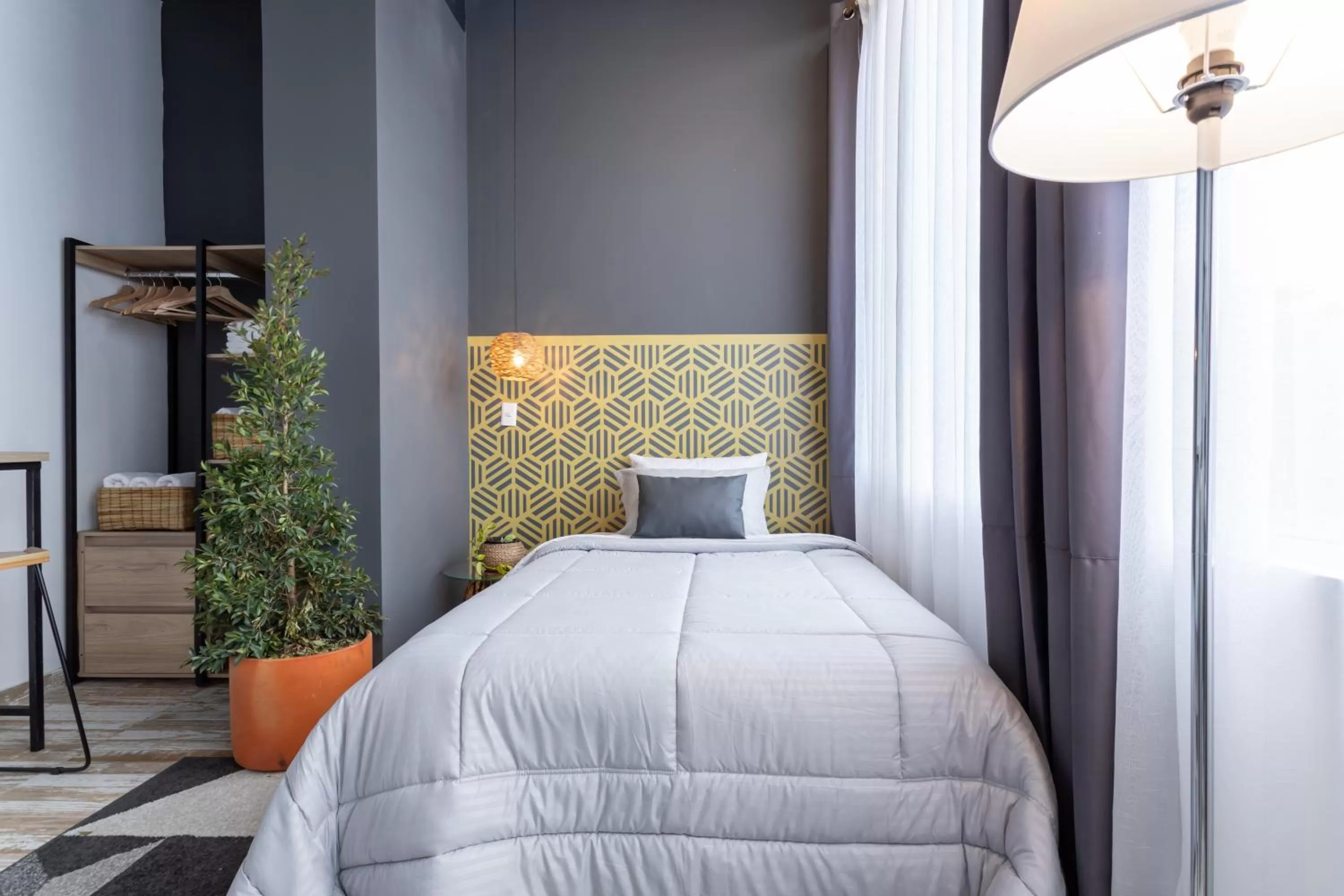 Bed in Hotel Lexum Estadio