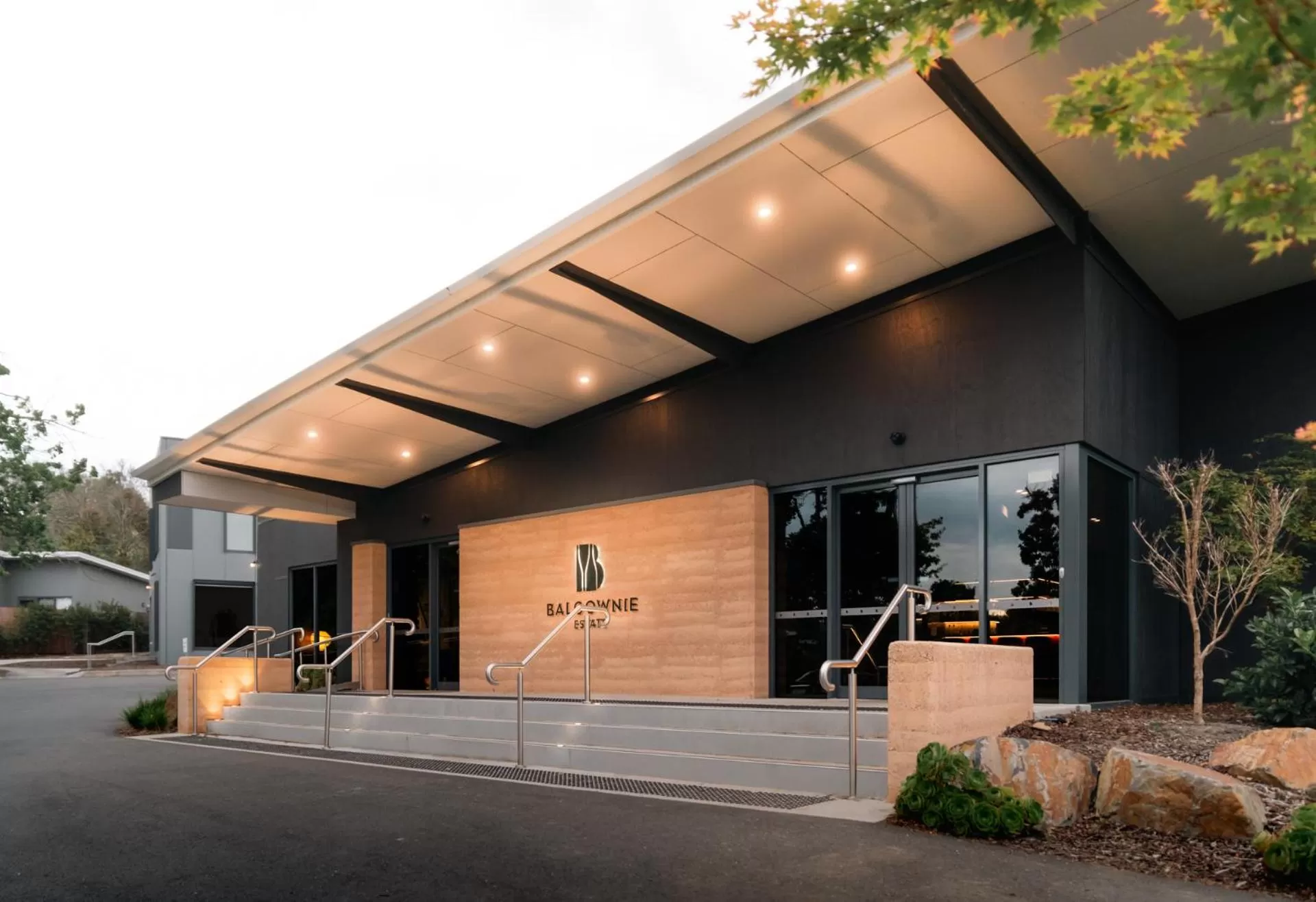 Facade/entrance in Balgownie Estate Yarra Valley