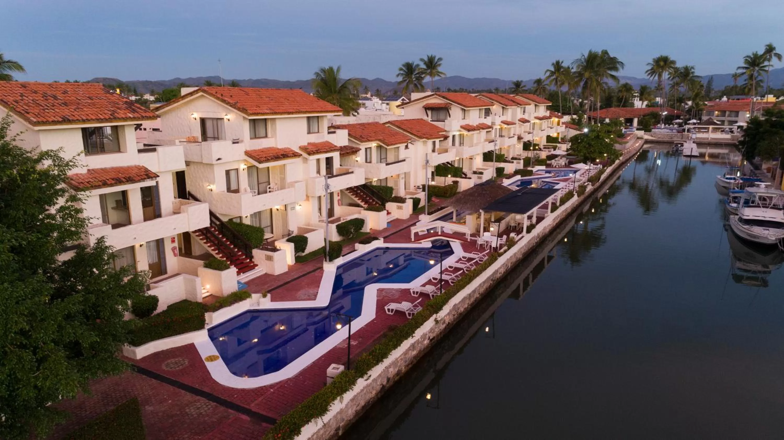 Bird's eye view in Cabo Blanco Hotel and Marina