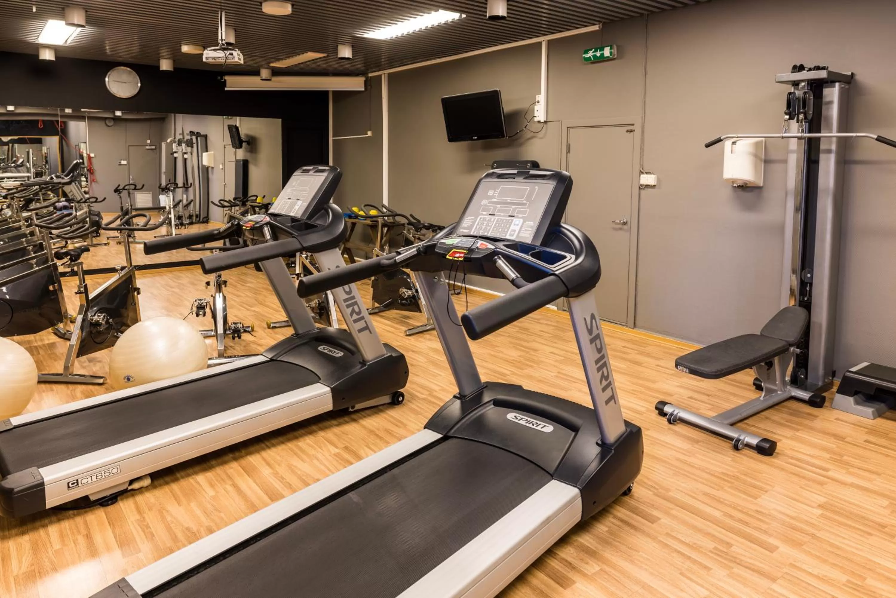 Fitness centre/facilities in Klækken Hotel