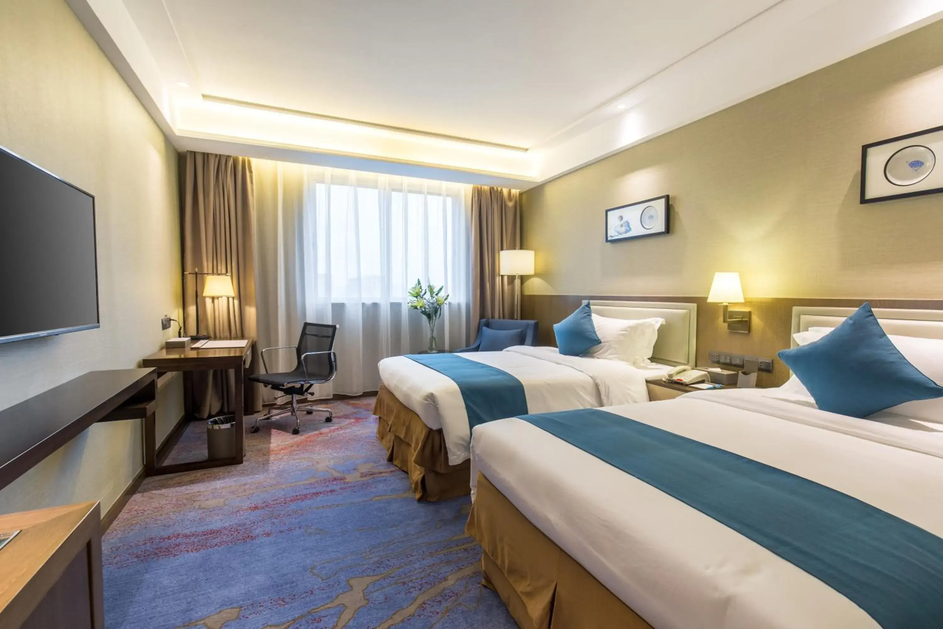 Deluxe Twin Room in Wan Yue Grand Skylight Hotel Deluxe Twin Room in Wan Yue Grand Skylight Hotel