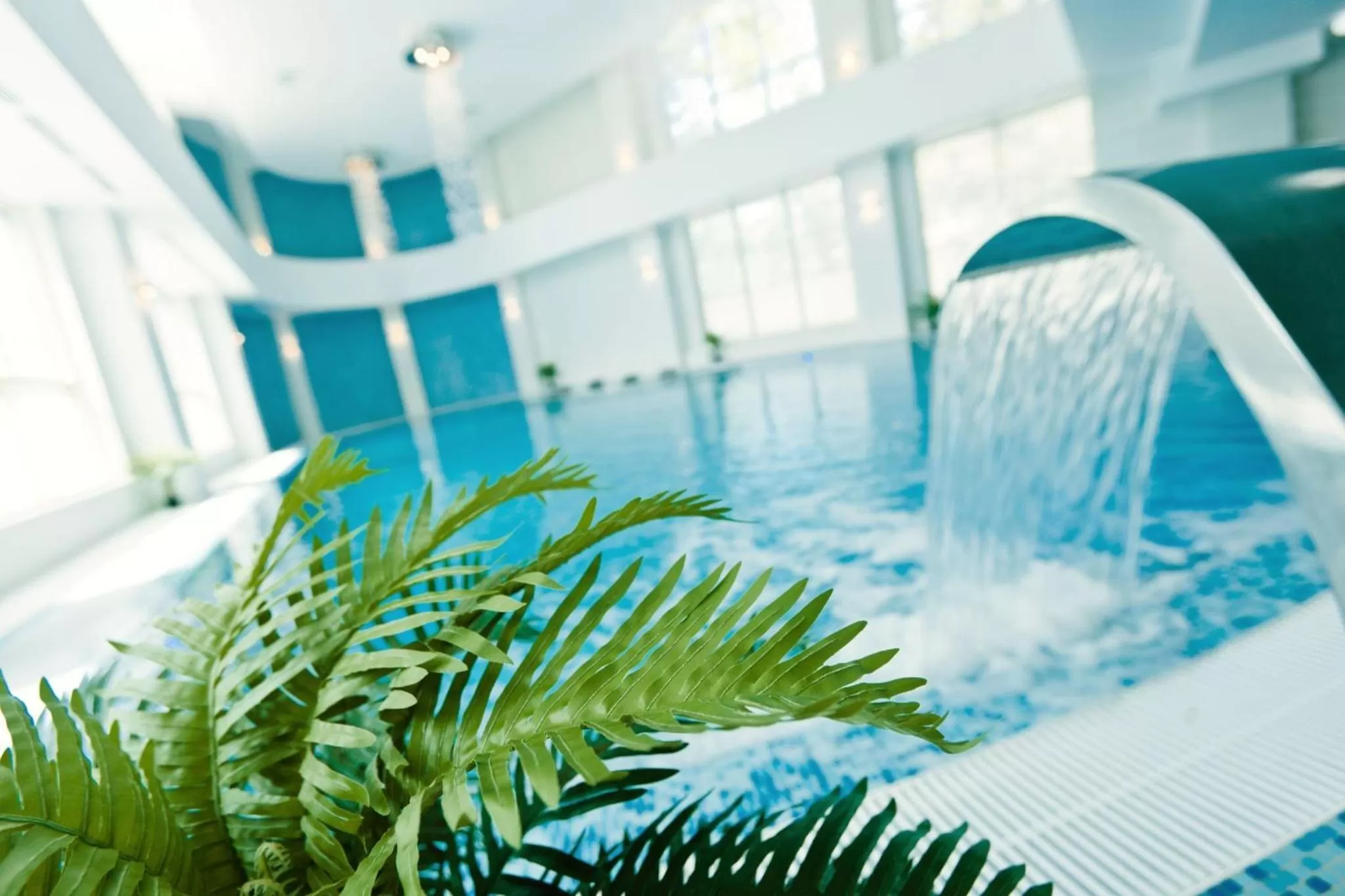 Swimming pool in Mirage Medspa Hotel