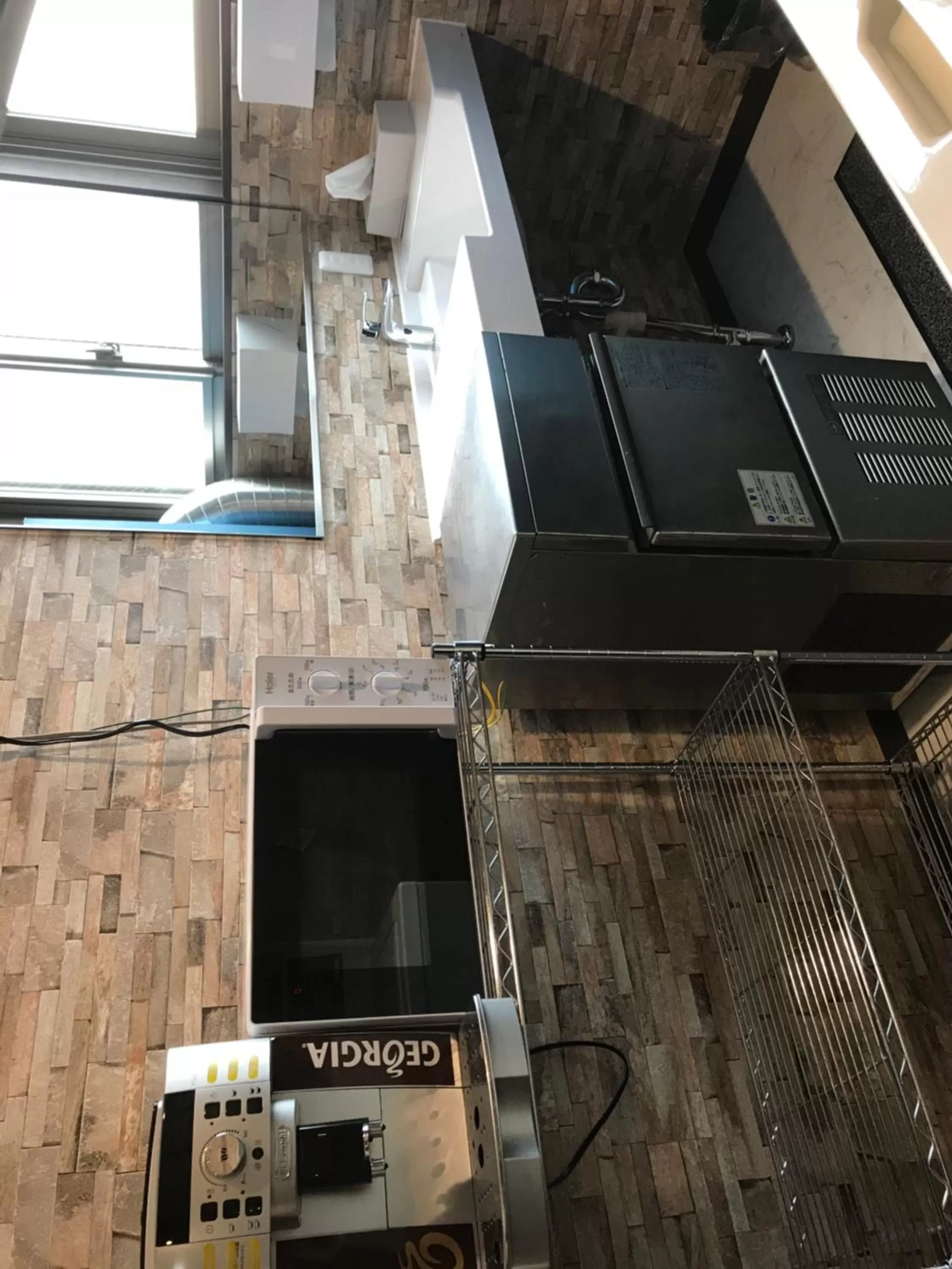 Communal kitchen in Hotel Famitic Nikko Station