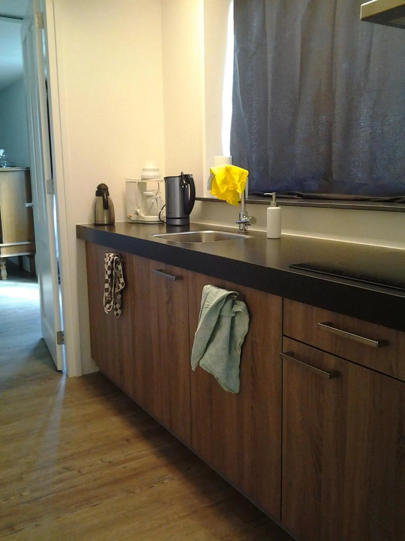 Kitchen or kitchenette in B&B “Te Warskip bij BlokVis”