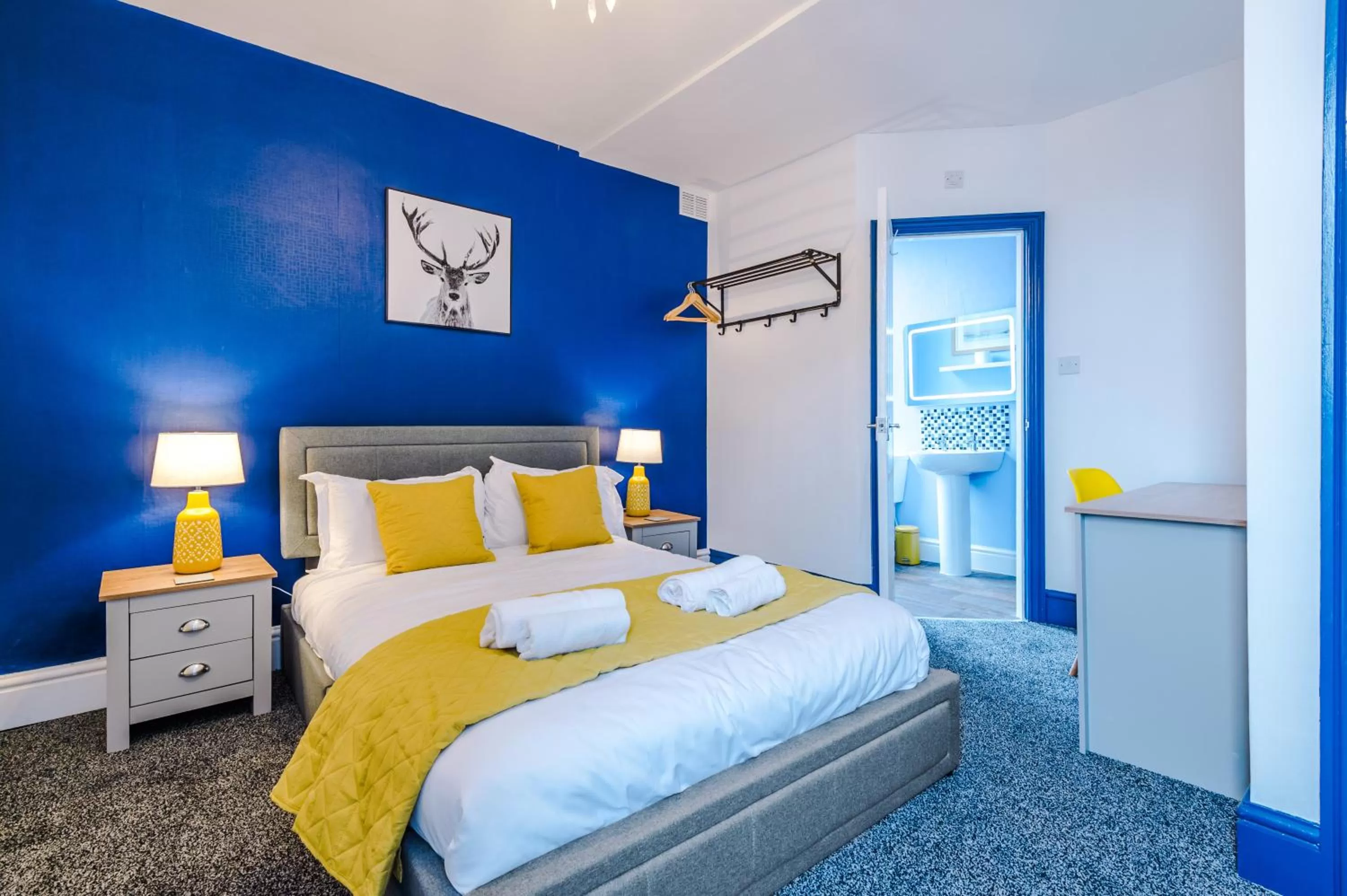 Bed in Pebbles Guest House