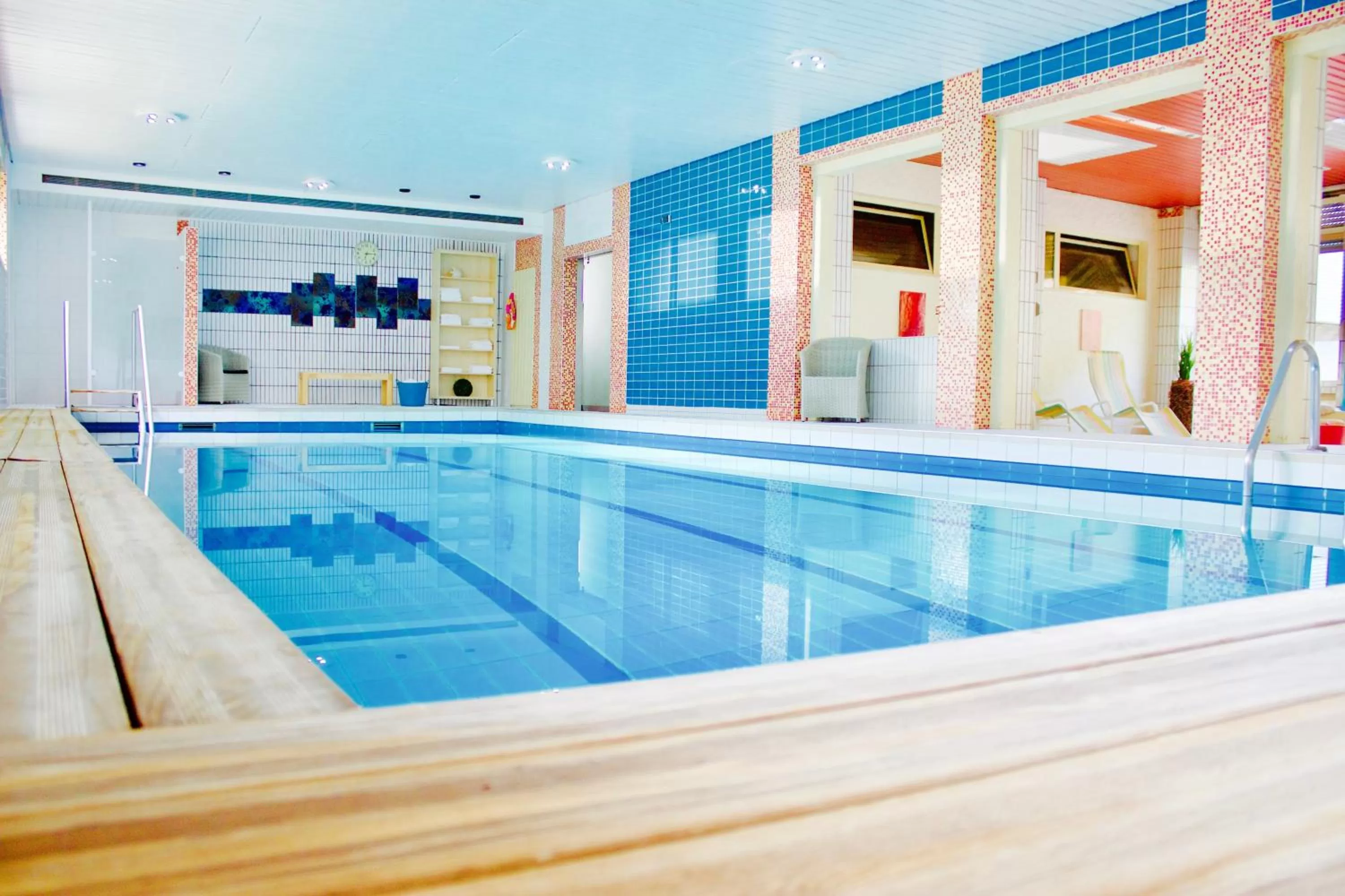 Sauna, Swimming Pool in Hotel Ostermann