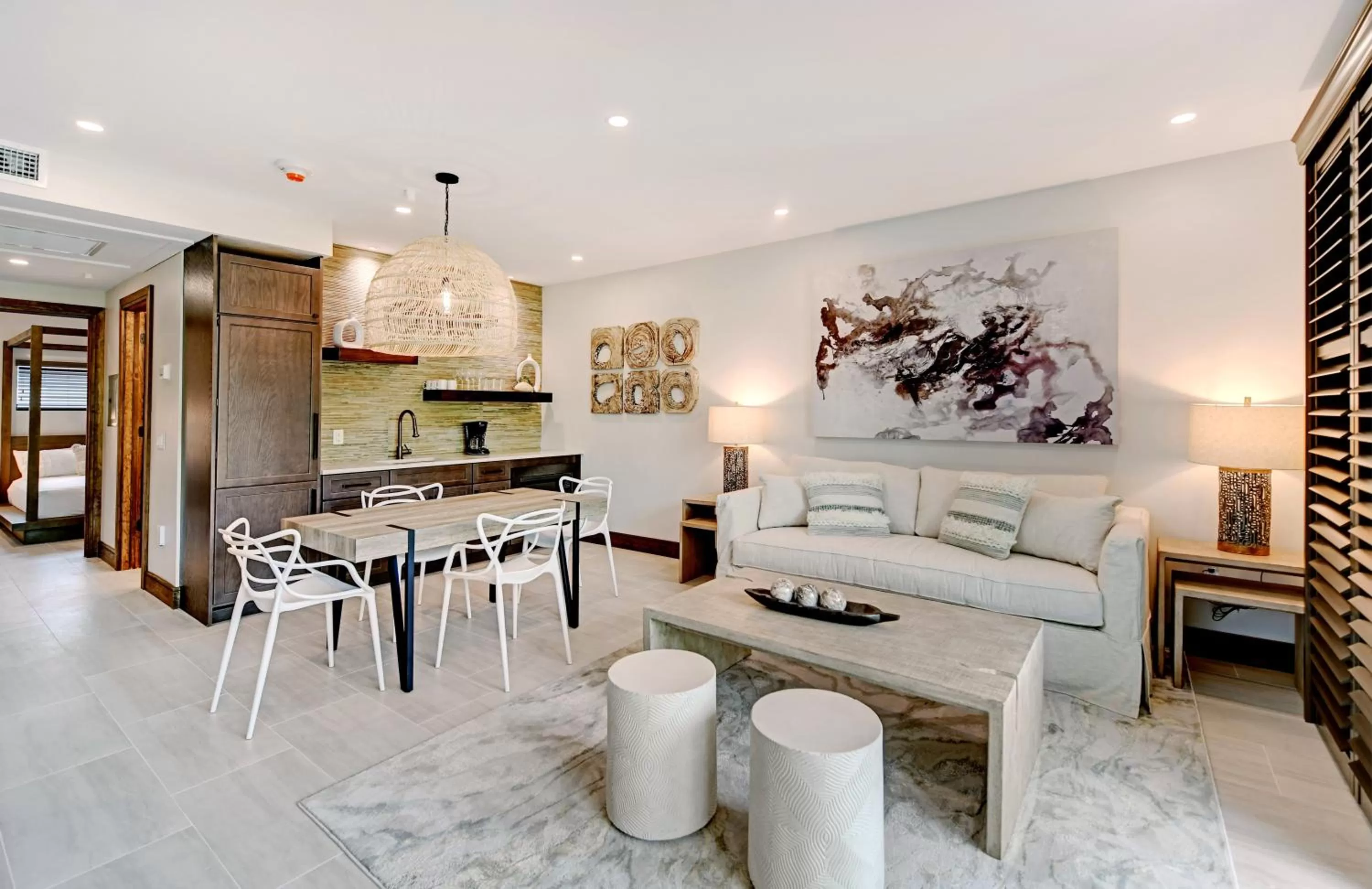 Living room in Bali Hai Beachfront Resort and Spa