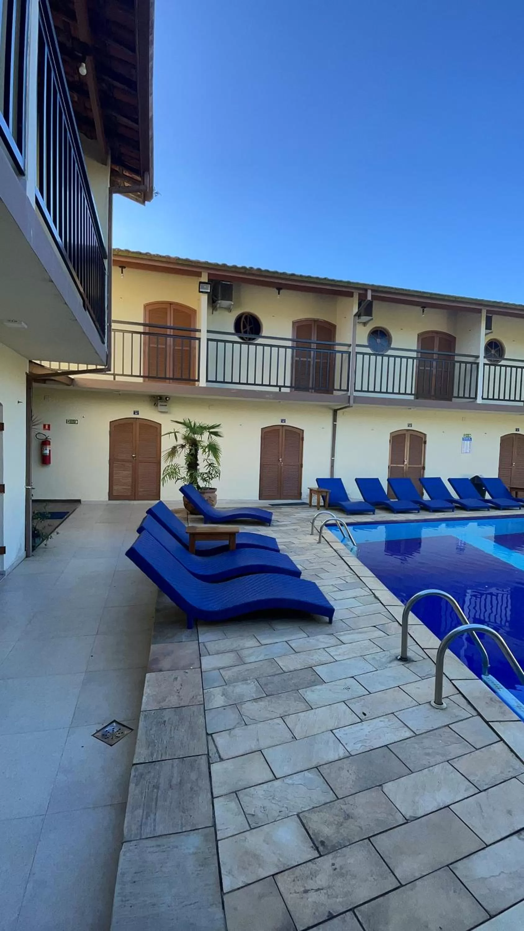 Pool view, Property Building in Pousada Ilha Vitoria
