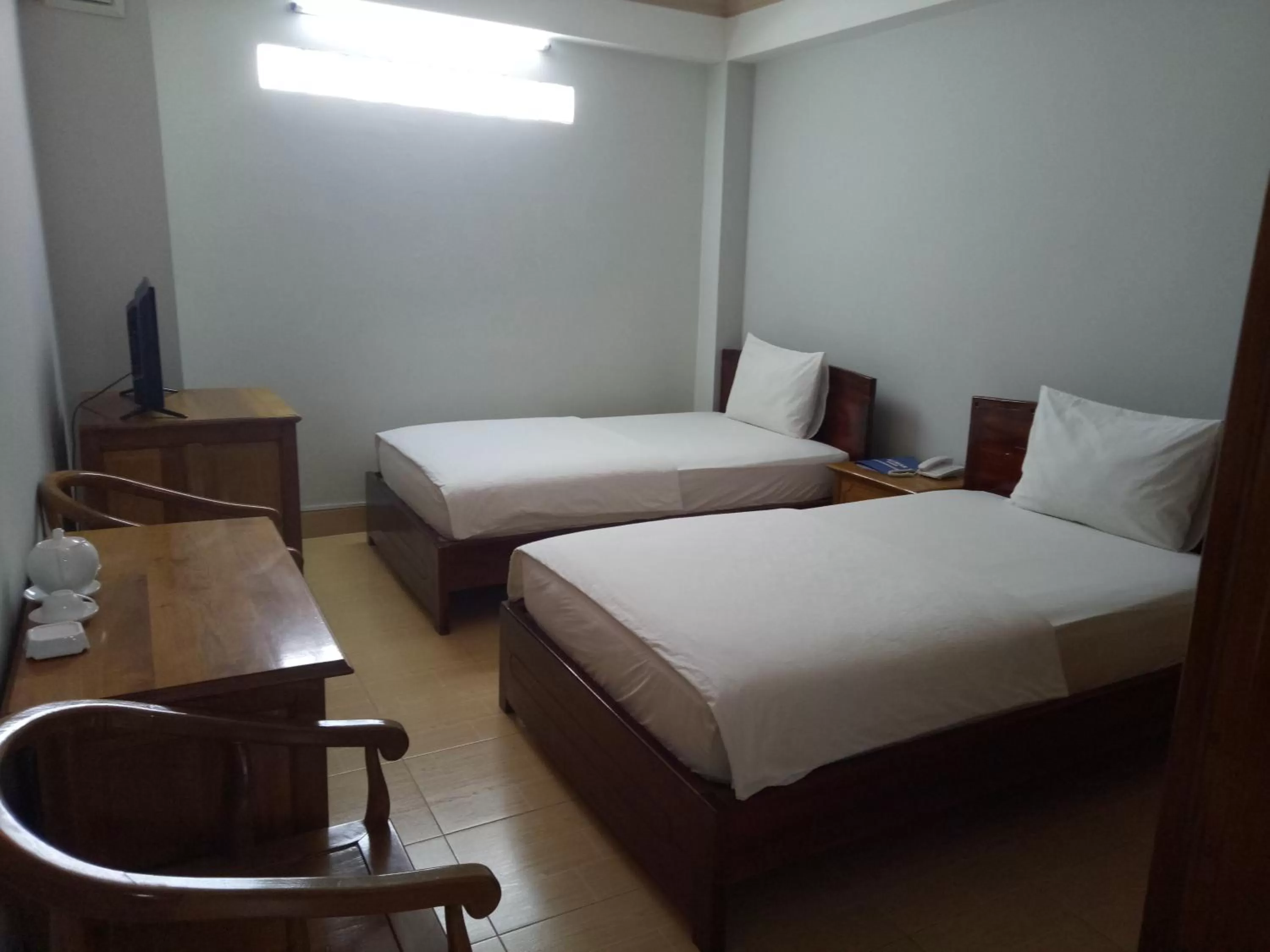 Bed in Khách sạn Phú An