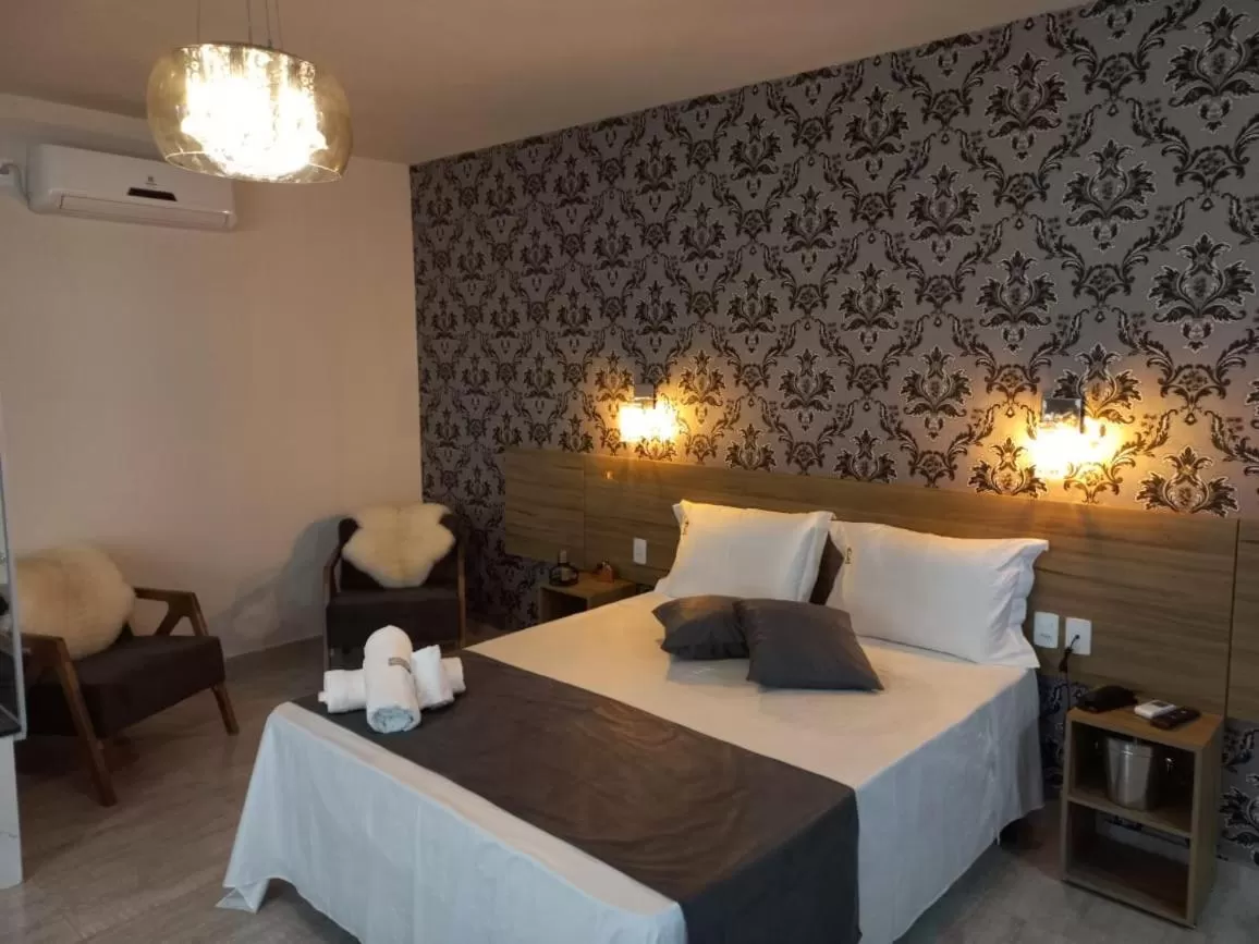 Bed in Hotel Petaluma Piumhi