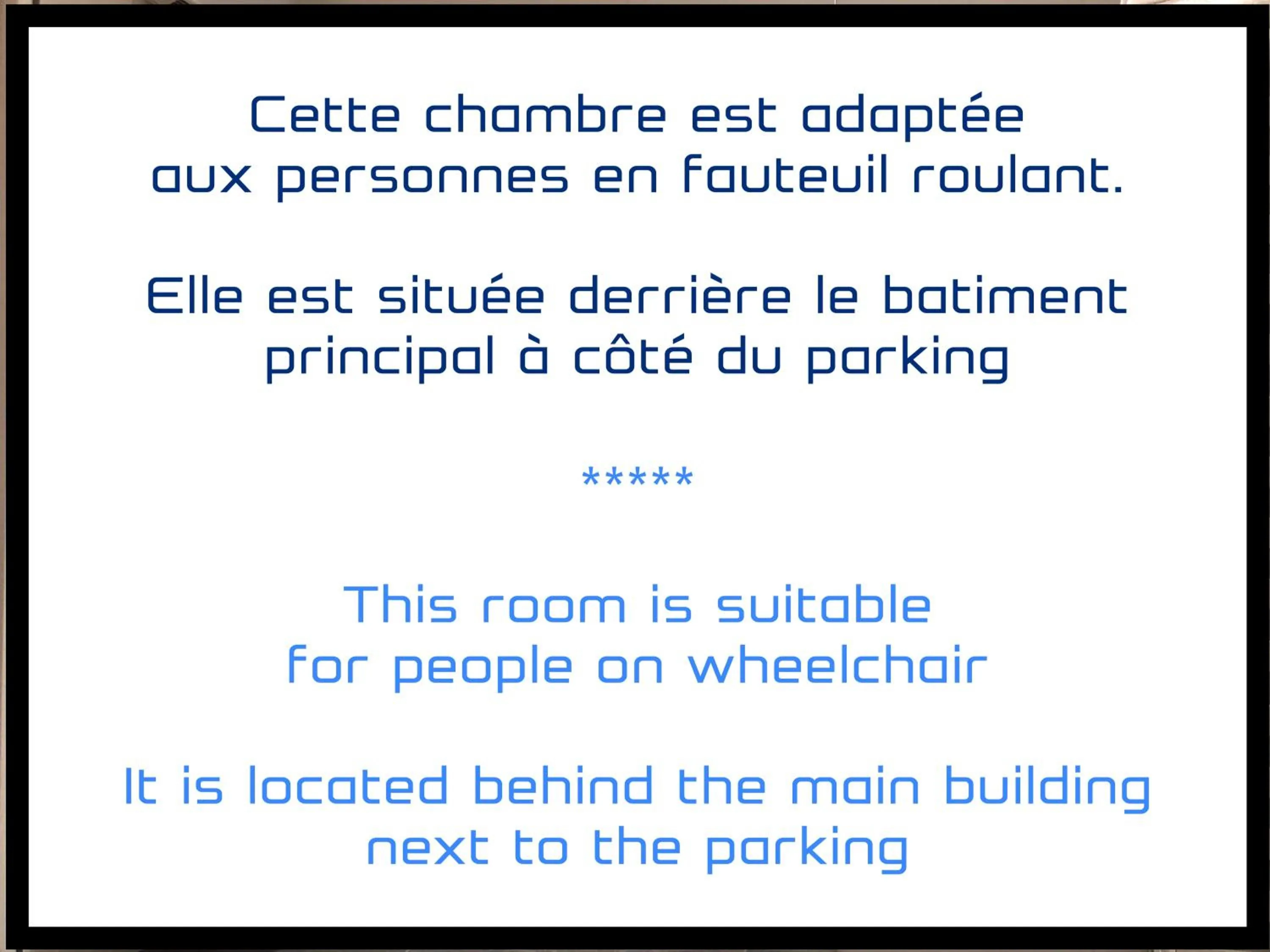 Double Room - Disability Access (without Hot Tub) in Hotel Villa Rose