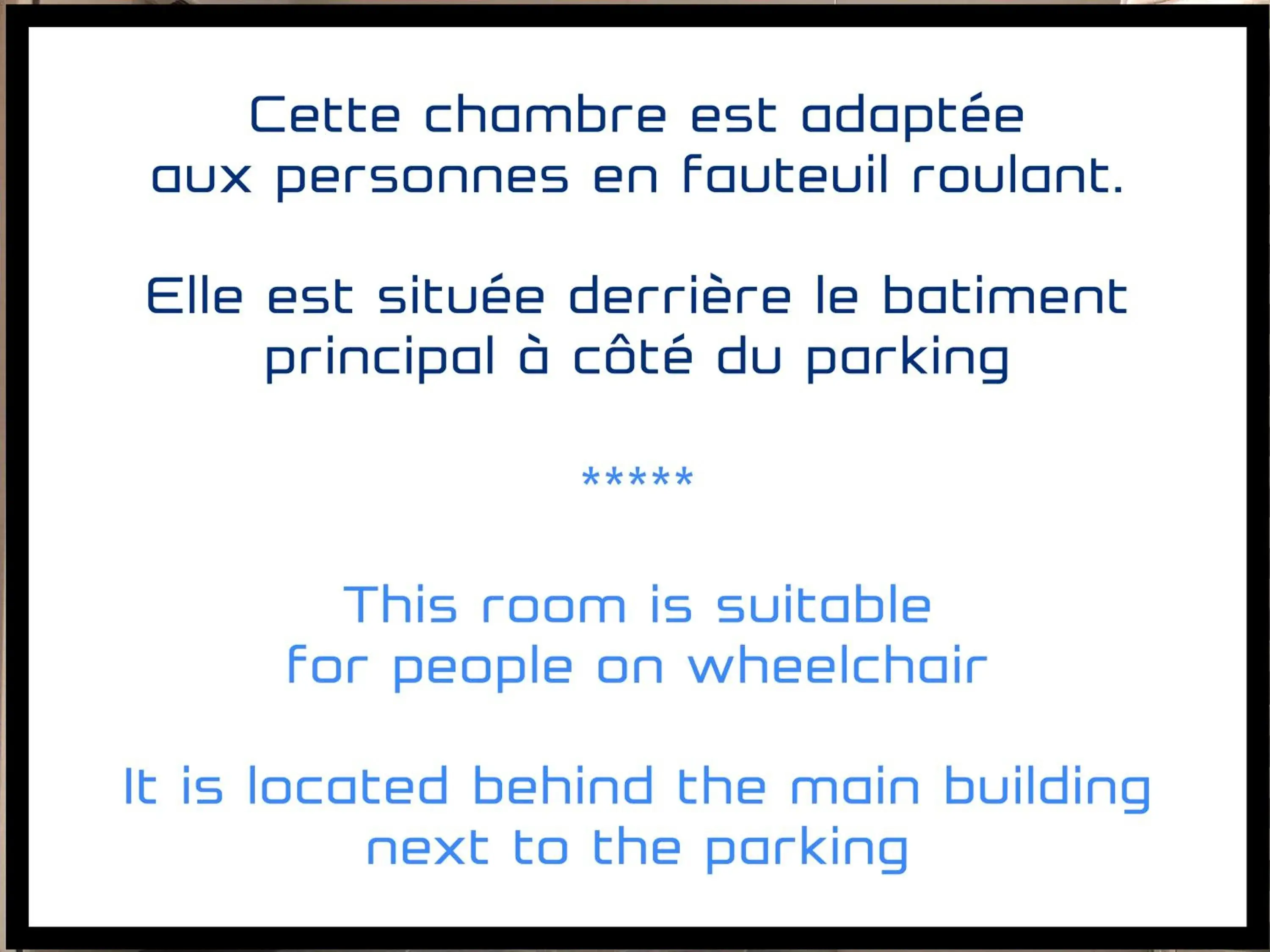 Double Room - Disability Access (without Hot Tub) in Hotel Villa Rose Double Room - Disability Access (without Hot Tub) in Hotel Villa Rose