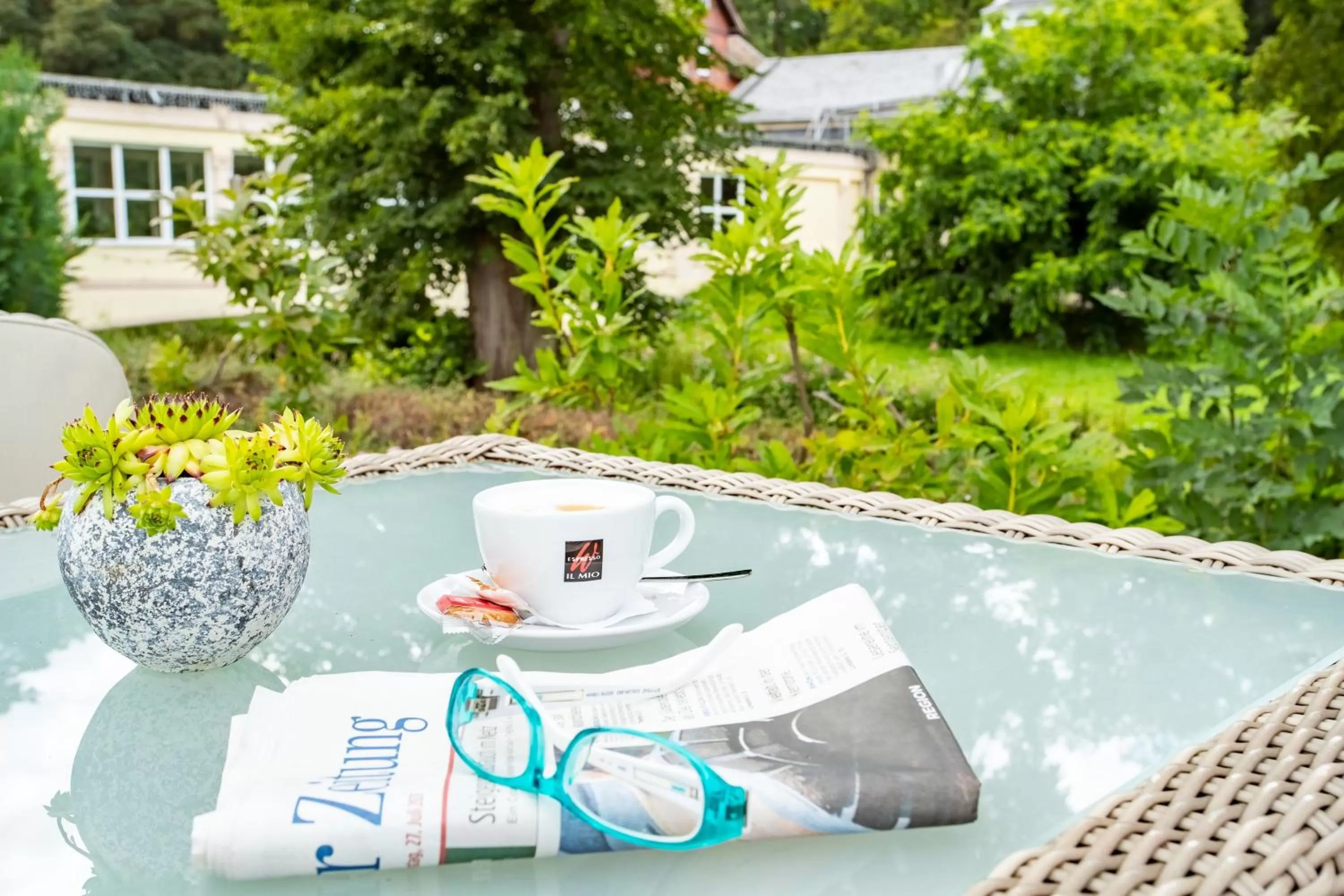 Patio in Hotel Badehof