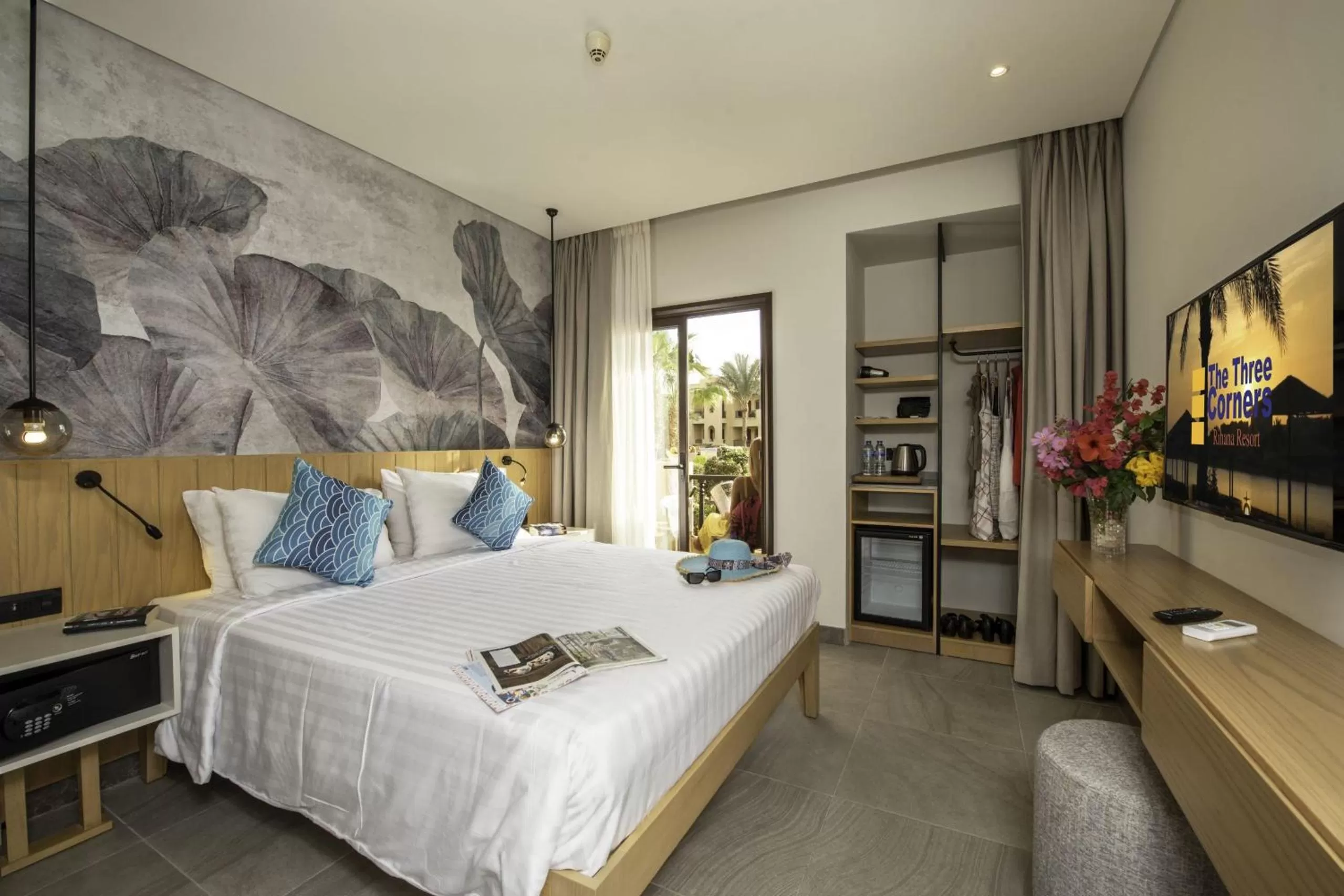 Bed in Three Corners Rihana Resort El Gouna