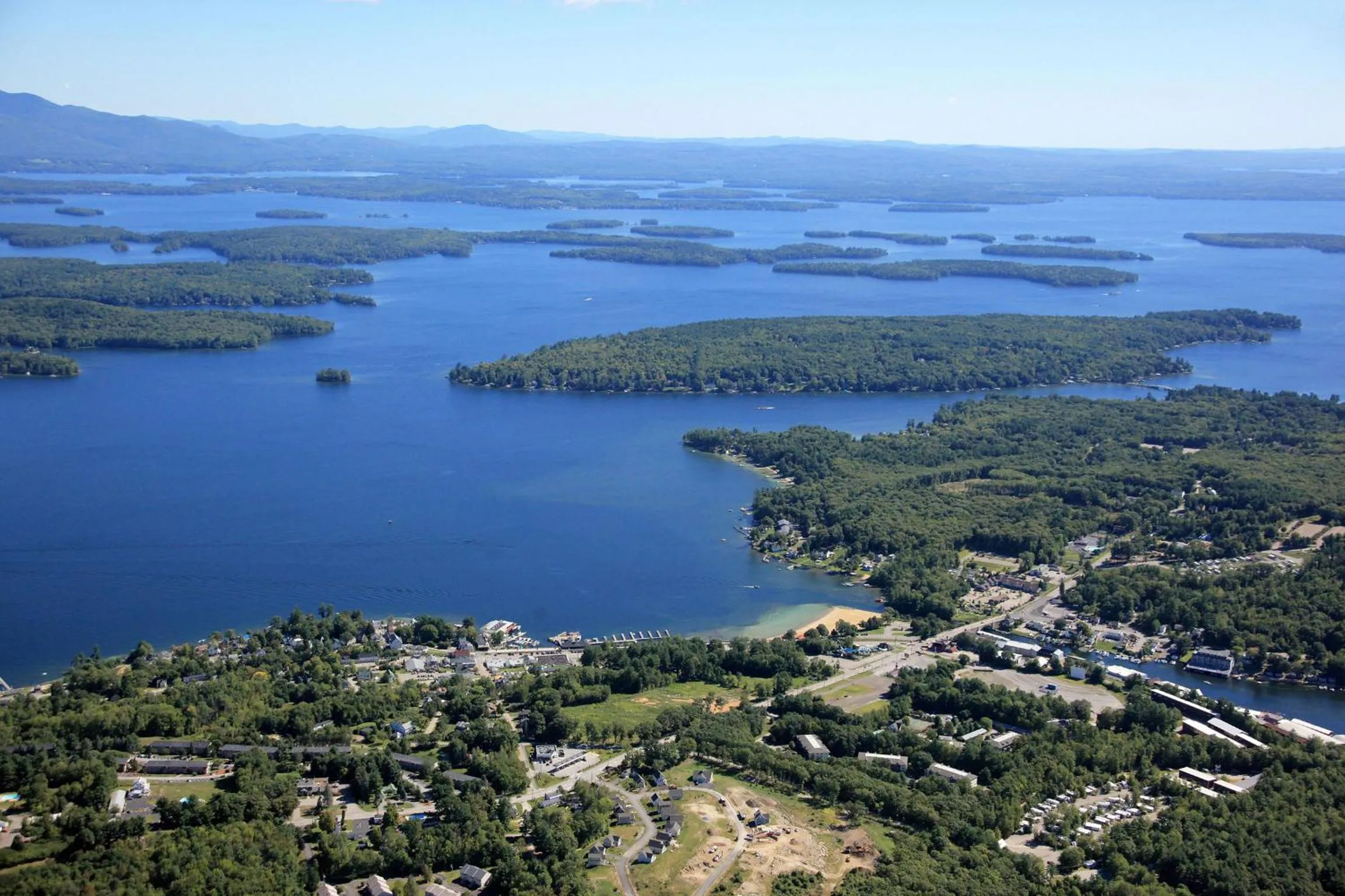 Bird's eye view in Half Moon Motel & Cottages