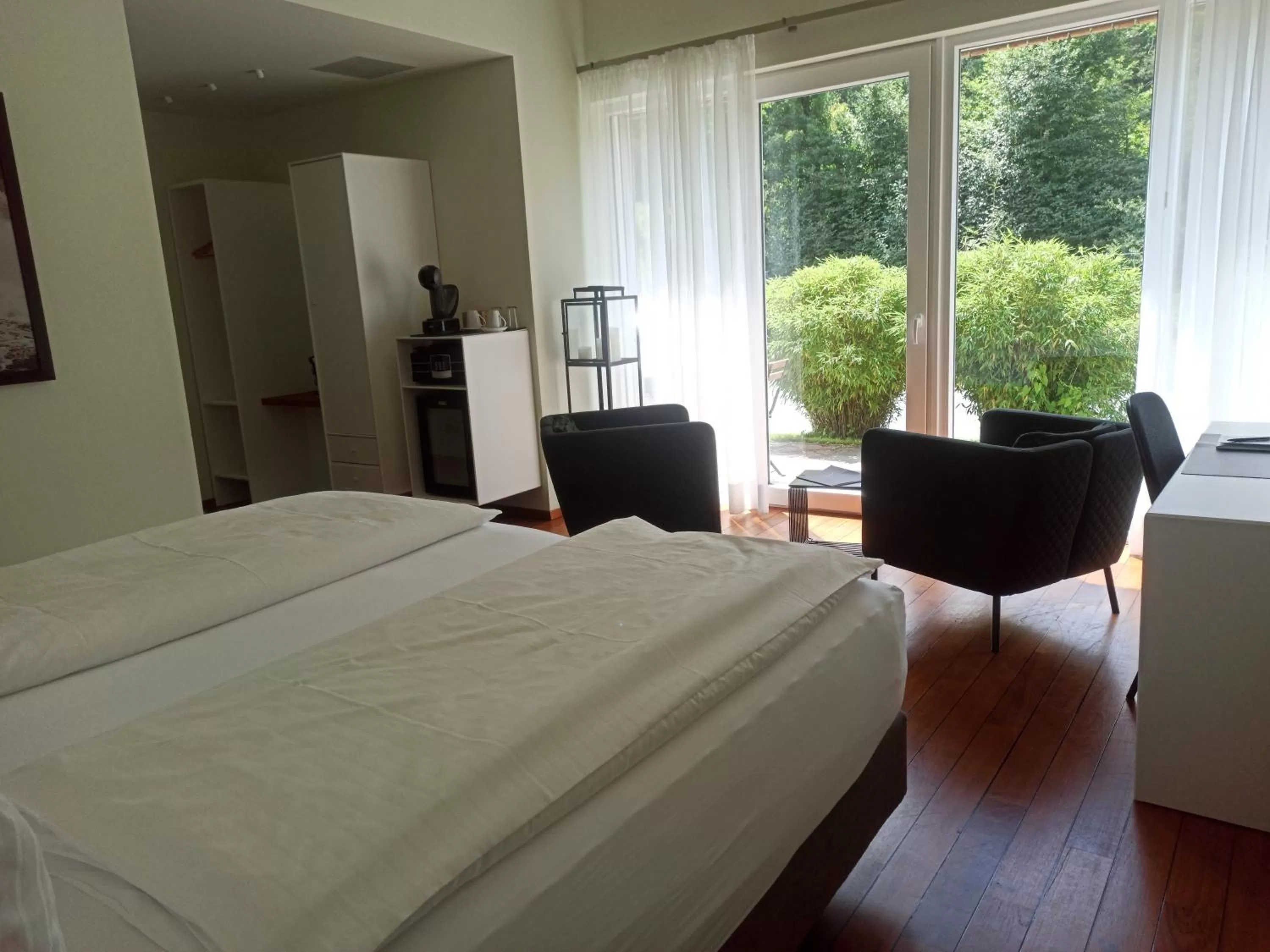 Bed in MotelplusHotel BiggeSeeFront