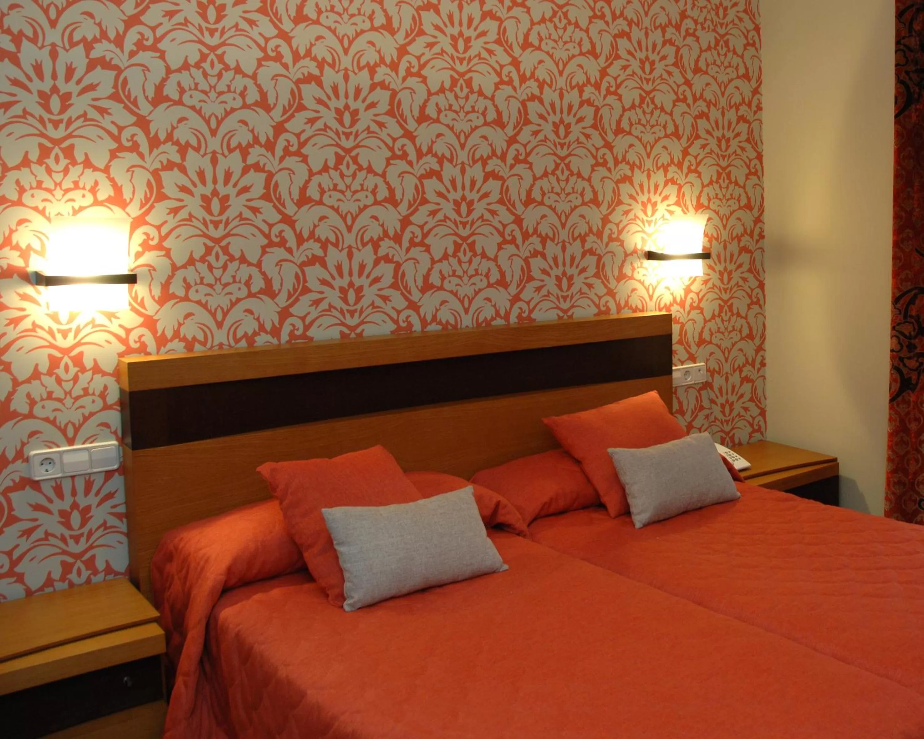 Decorative detail, Bed in Hotel HC Sigüenza