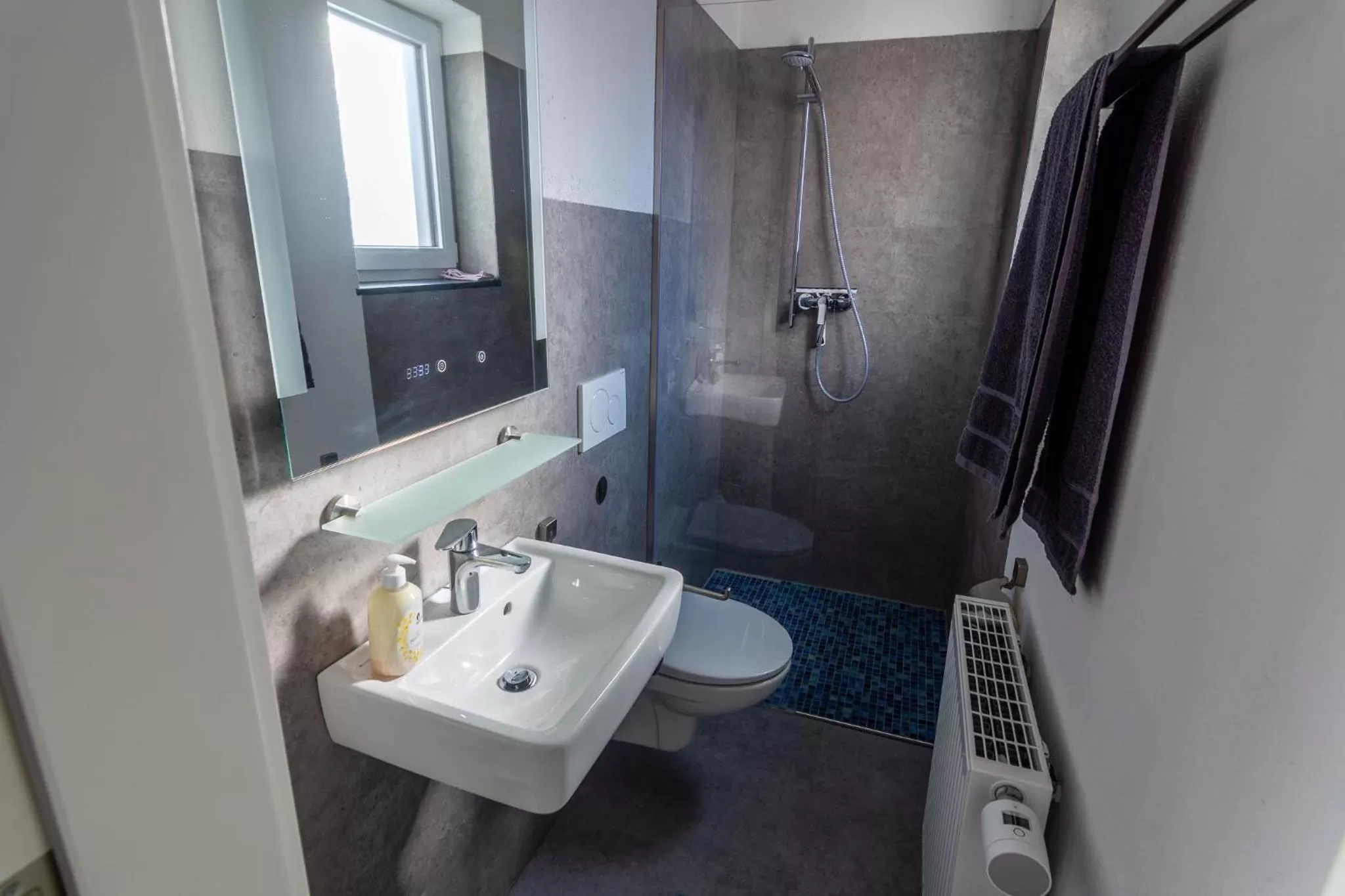 Bathroom in Gästehaus Jagsttal