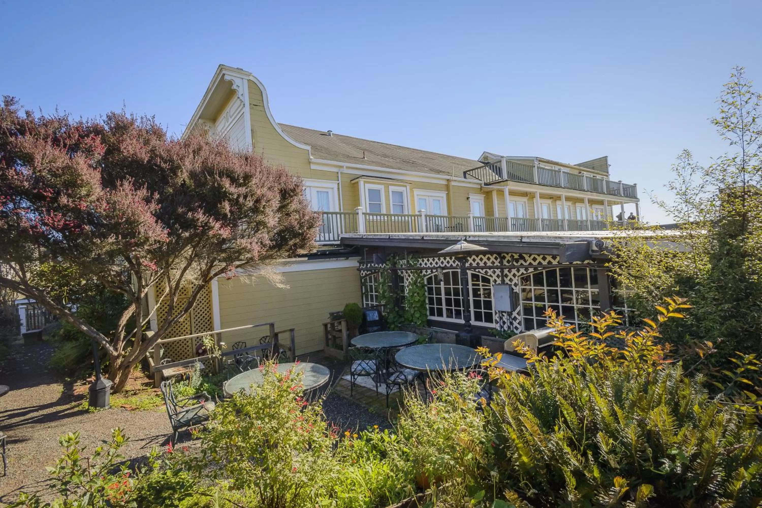 Property building in Mendocino Hotel & Garden