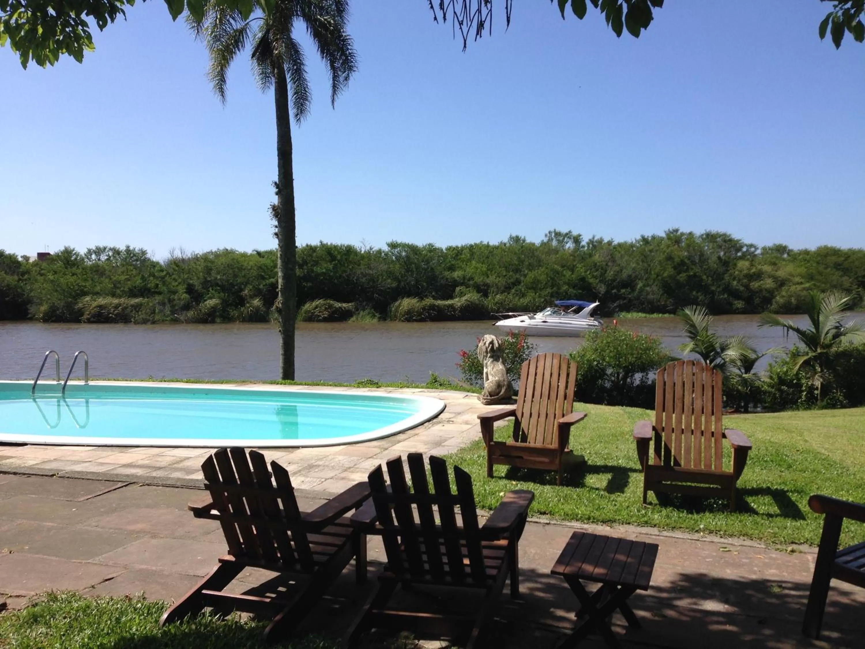 Swimming pool in Charqueada Santa Rita Pousada de Charme