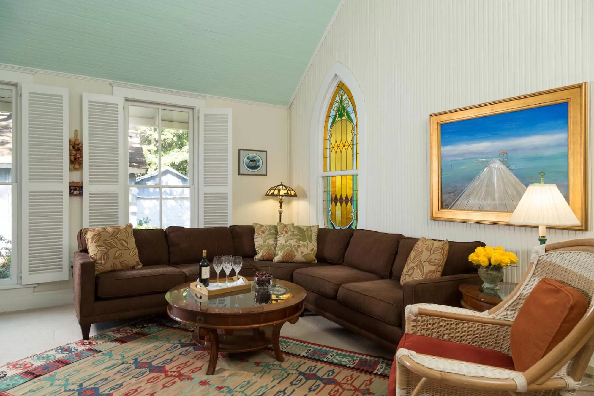 Living room in Magnolia Springs Bed and Breakfast