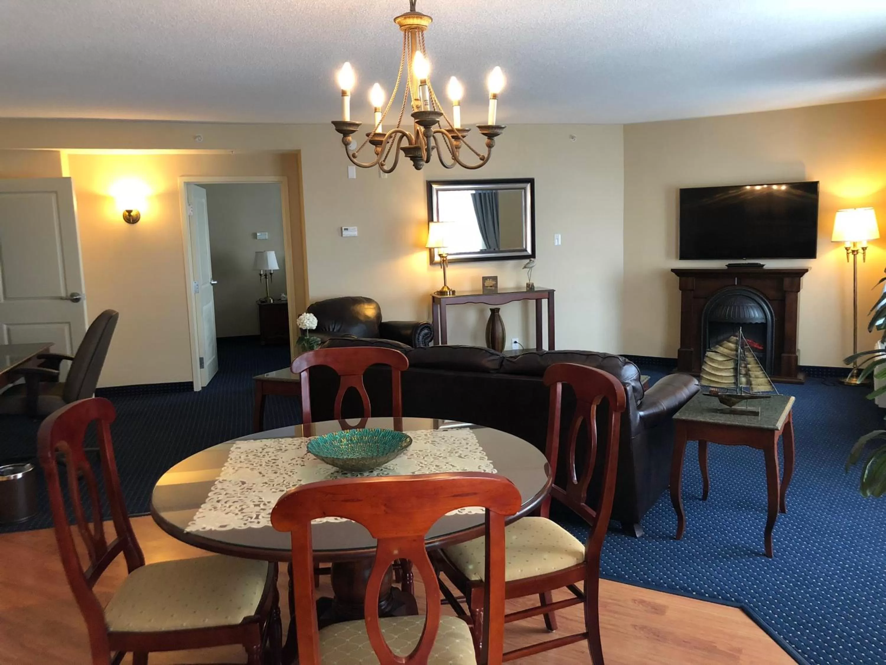 Living room in Chateau Saint John Trademark Collection by Wyndham