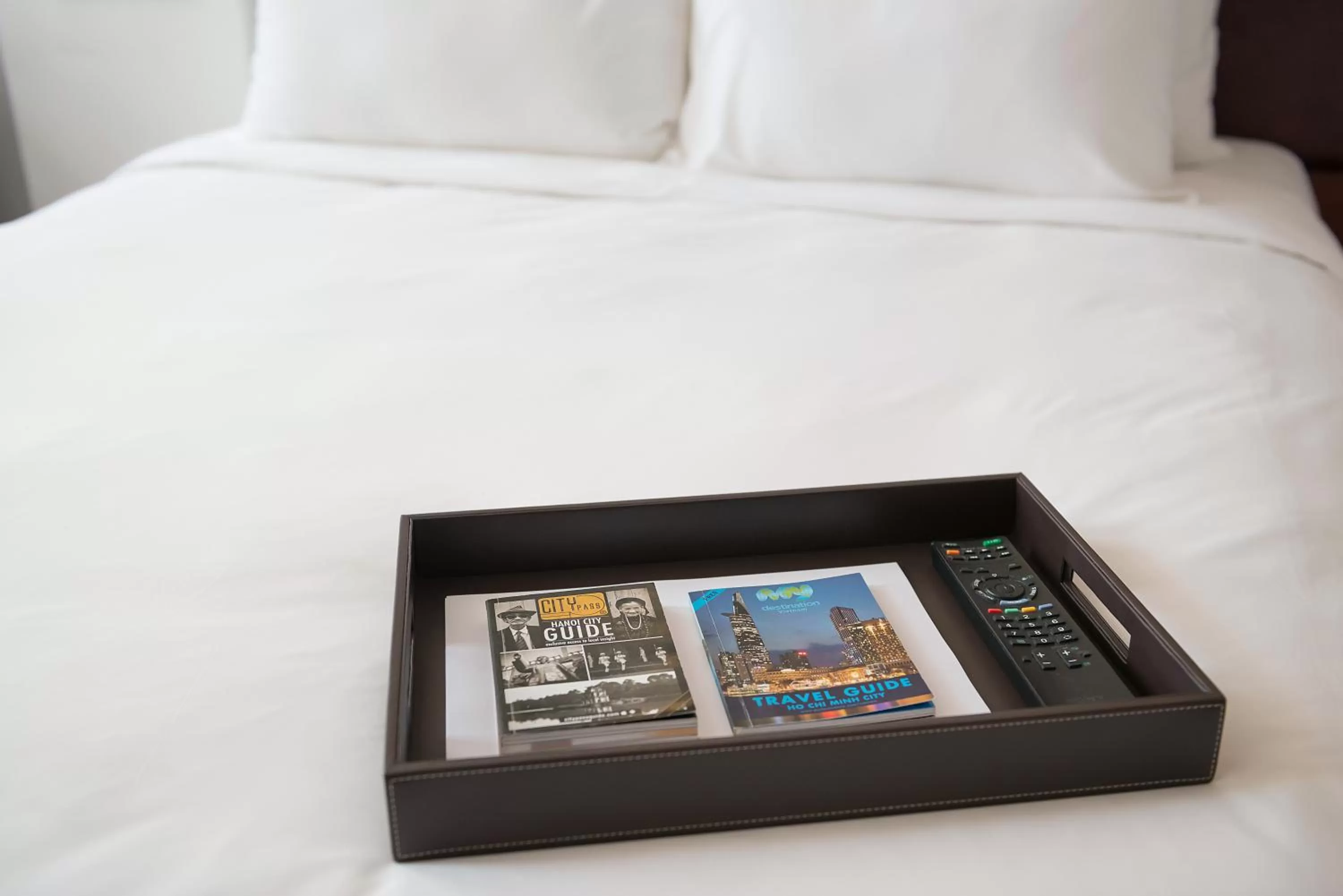 Bed in Hanoi E Central Luxury Hotel & Restaurant